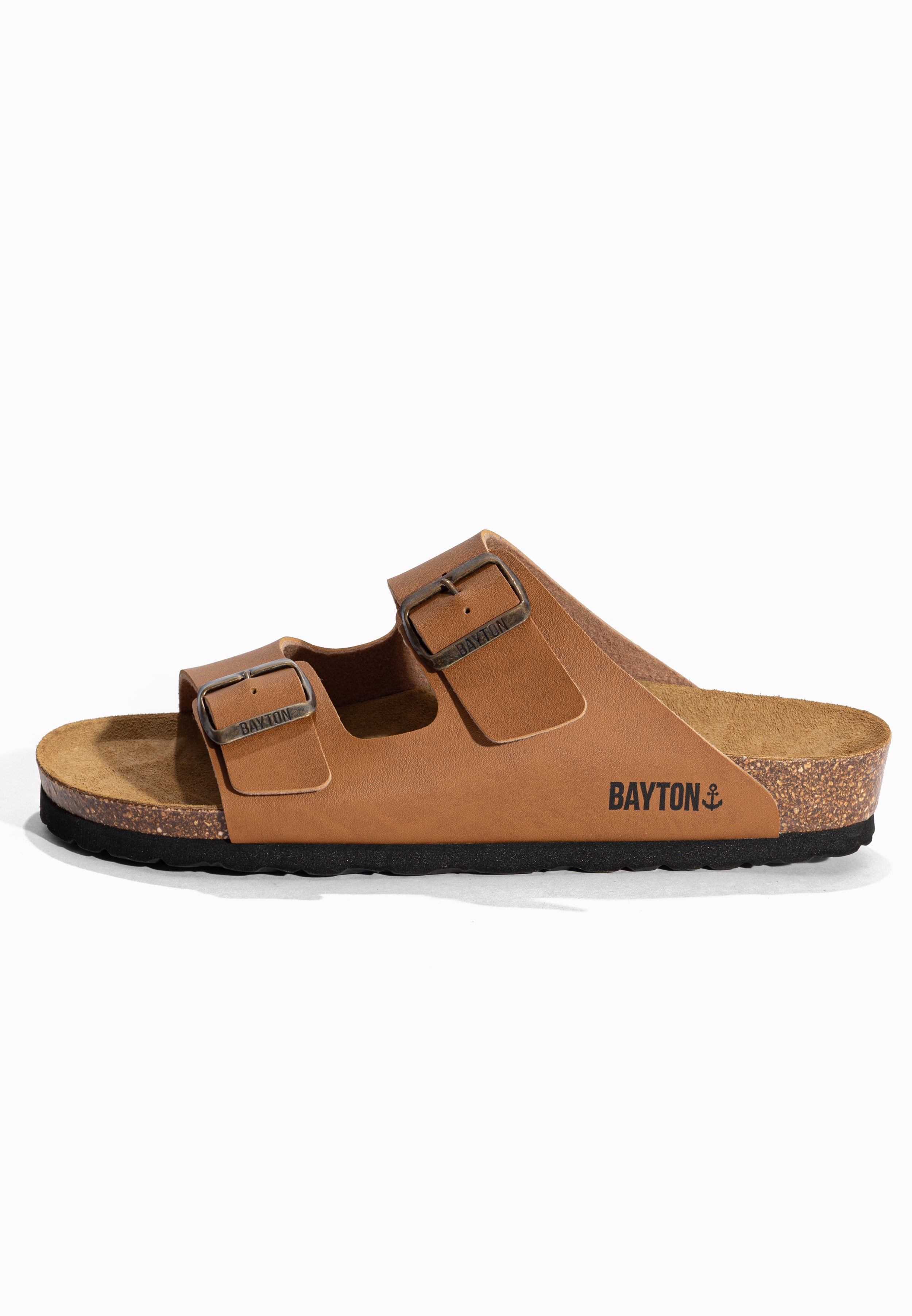 Sandales 2 Brides Atlas Camel Bayton pour Homme