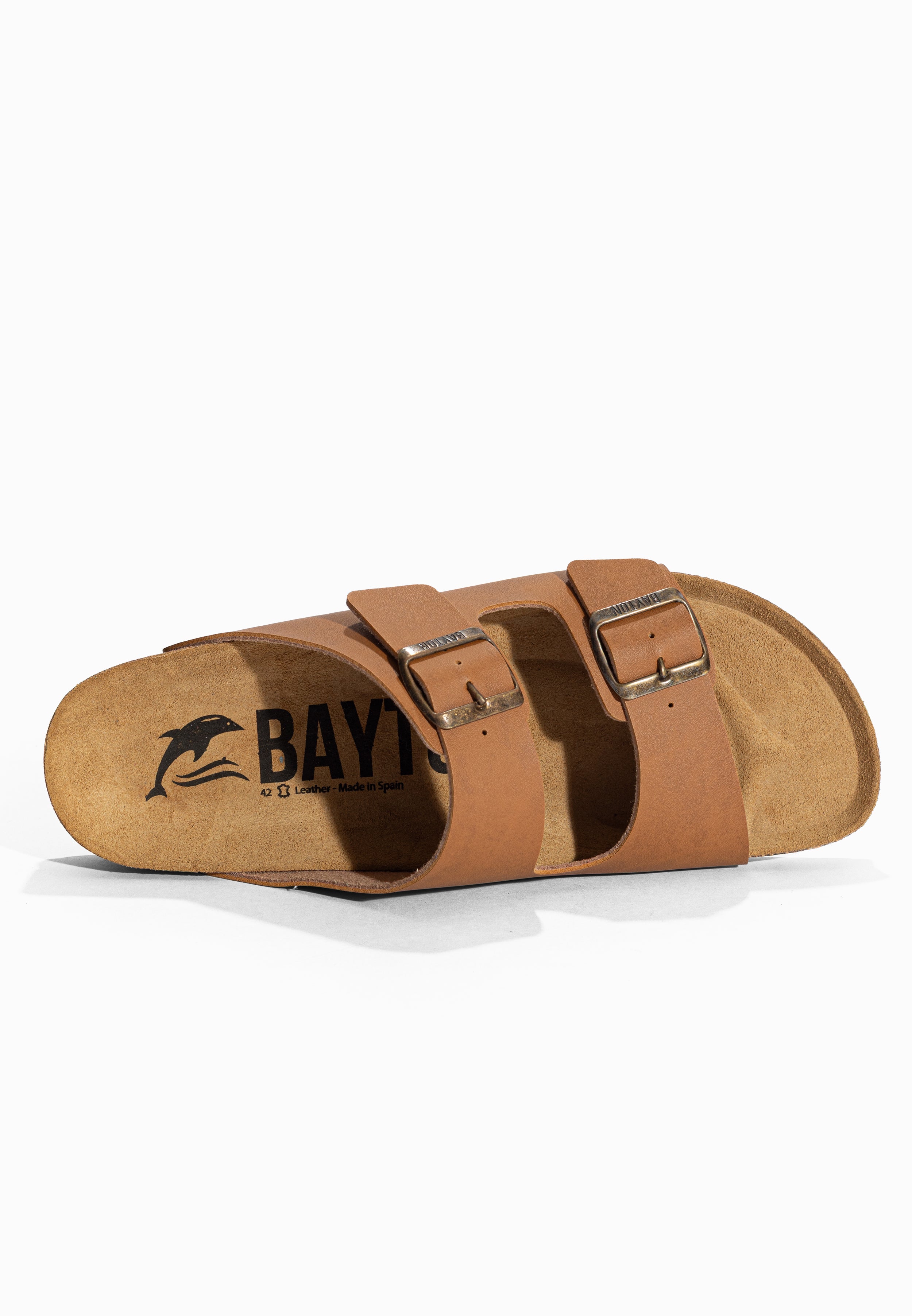 Sandales 2 Brides Atlas Camel Bayton pour Homme