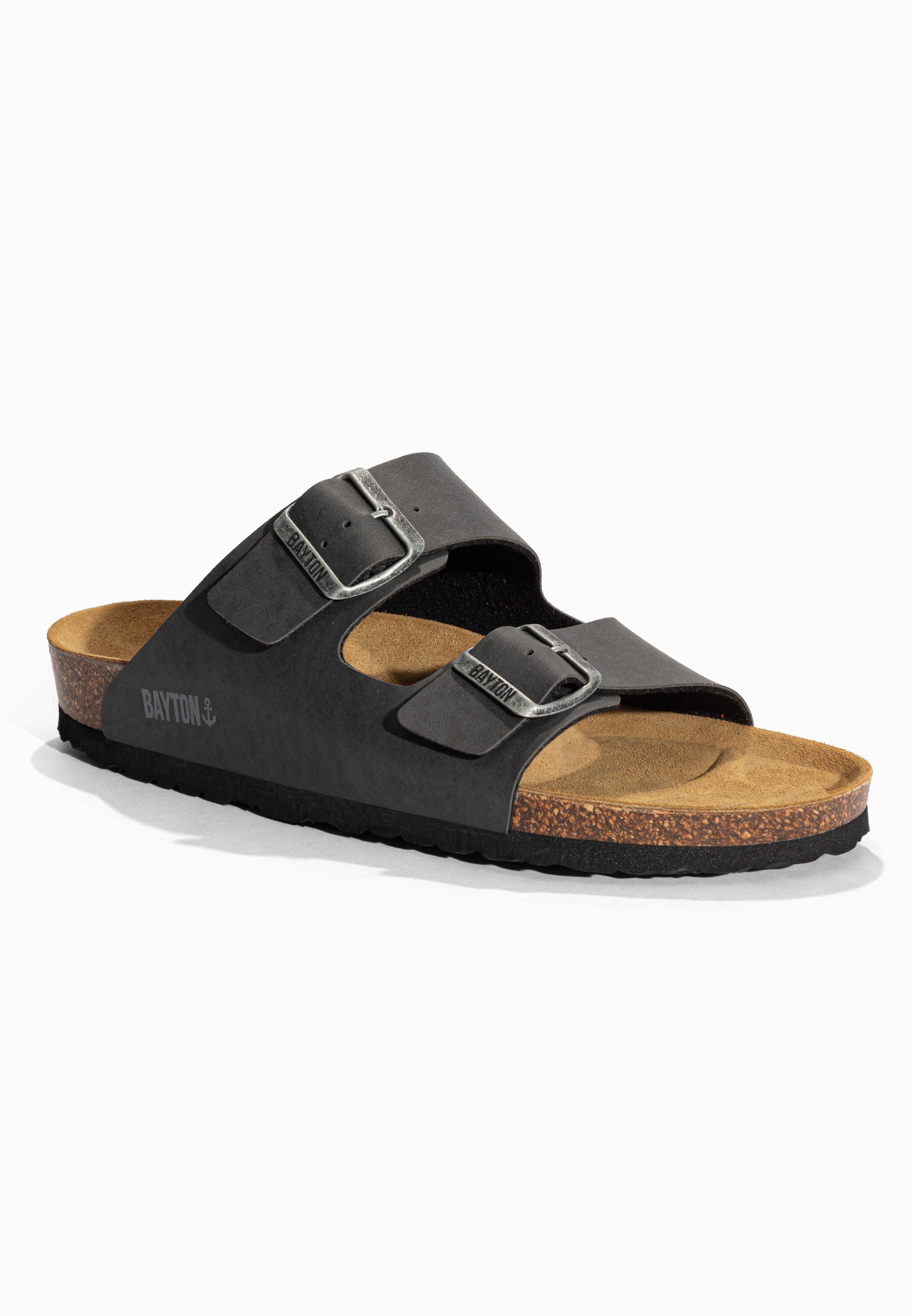 Sandales 2 Brides Atlas Anthracite Bayton pour Homme