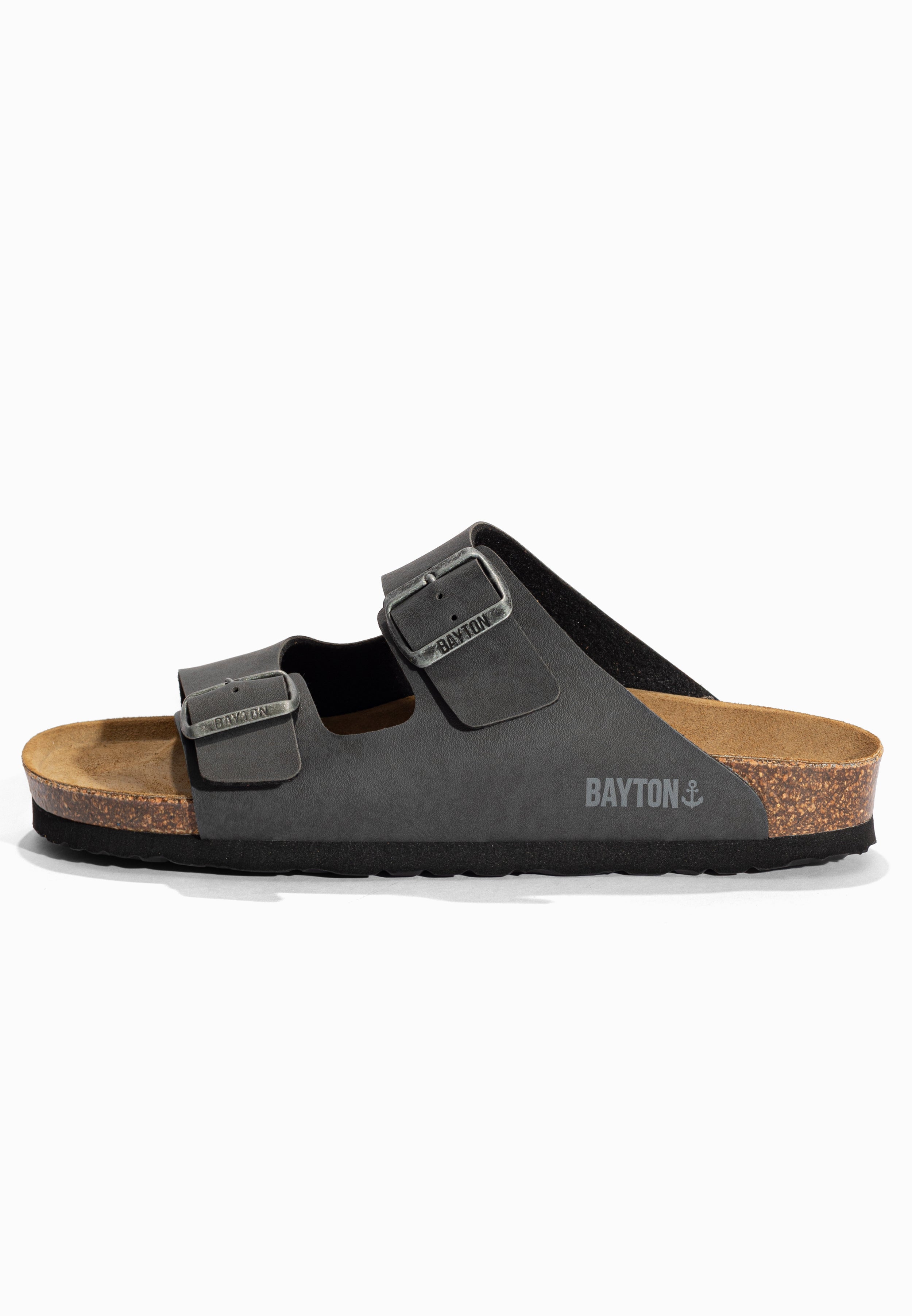 Sandales 2 Brides Atlas Anthracite Bayton pour Homme