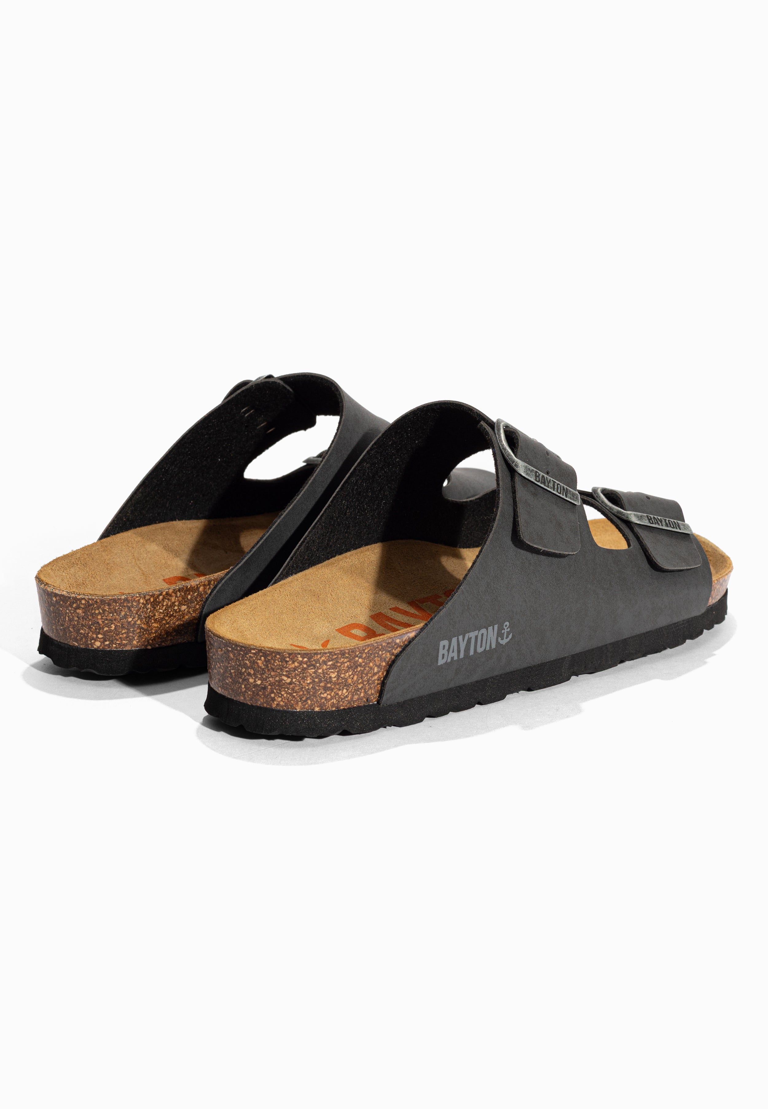 Sandales 2 Brides Atlas Anthracite Bayton pour Homme