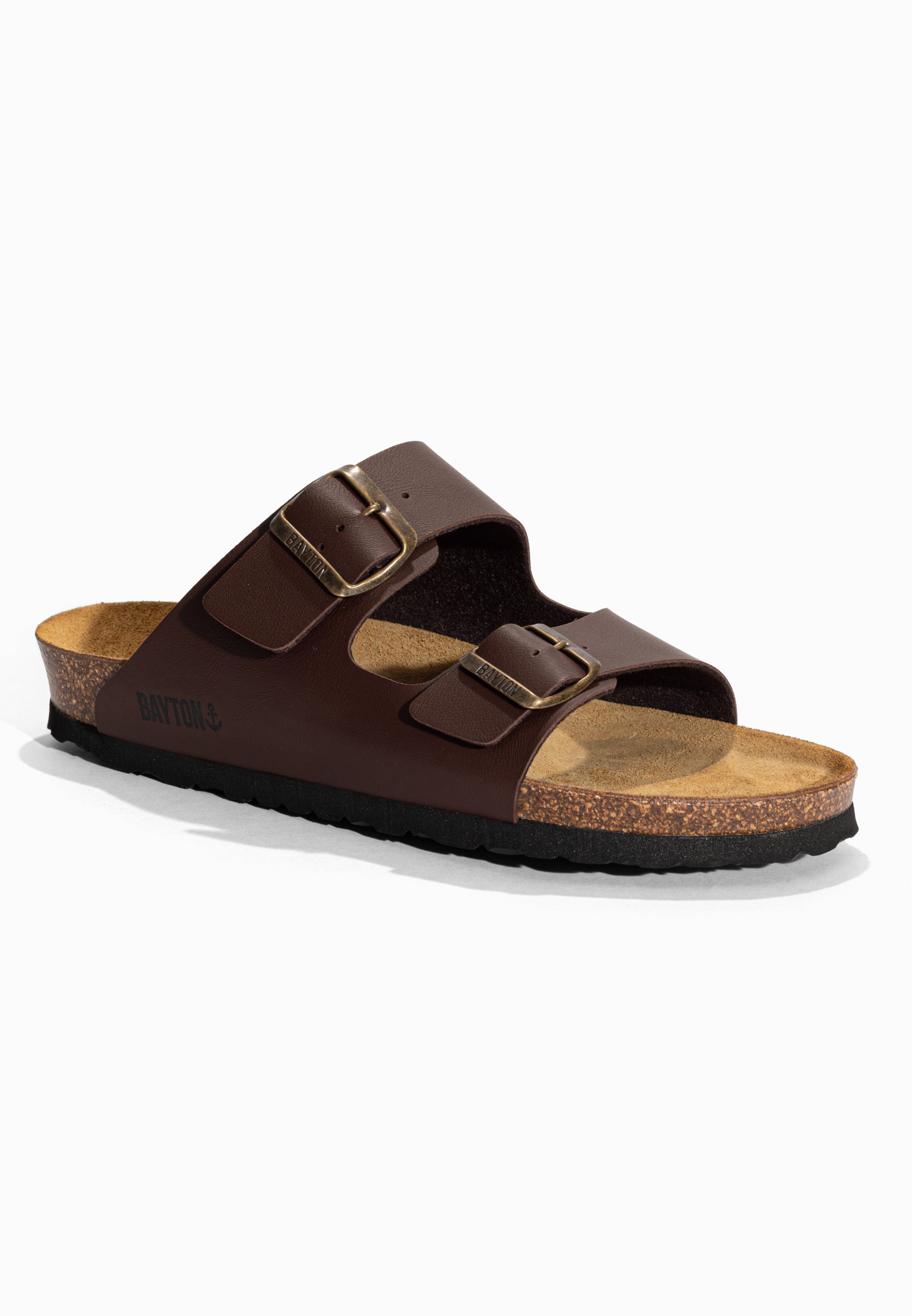 Sandales 2 Brides Atlas Marron Bayton pour Homme