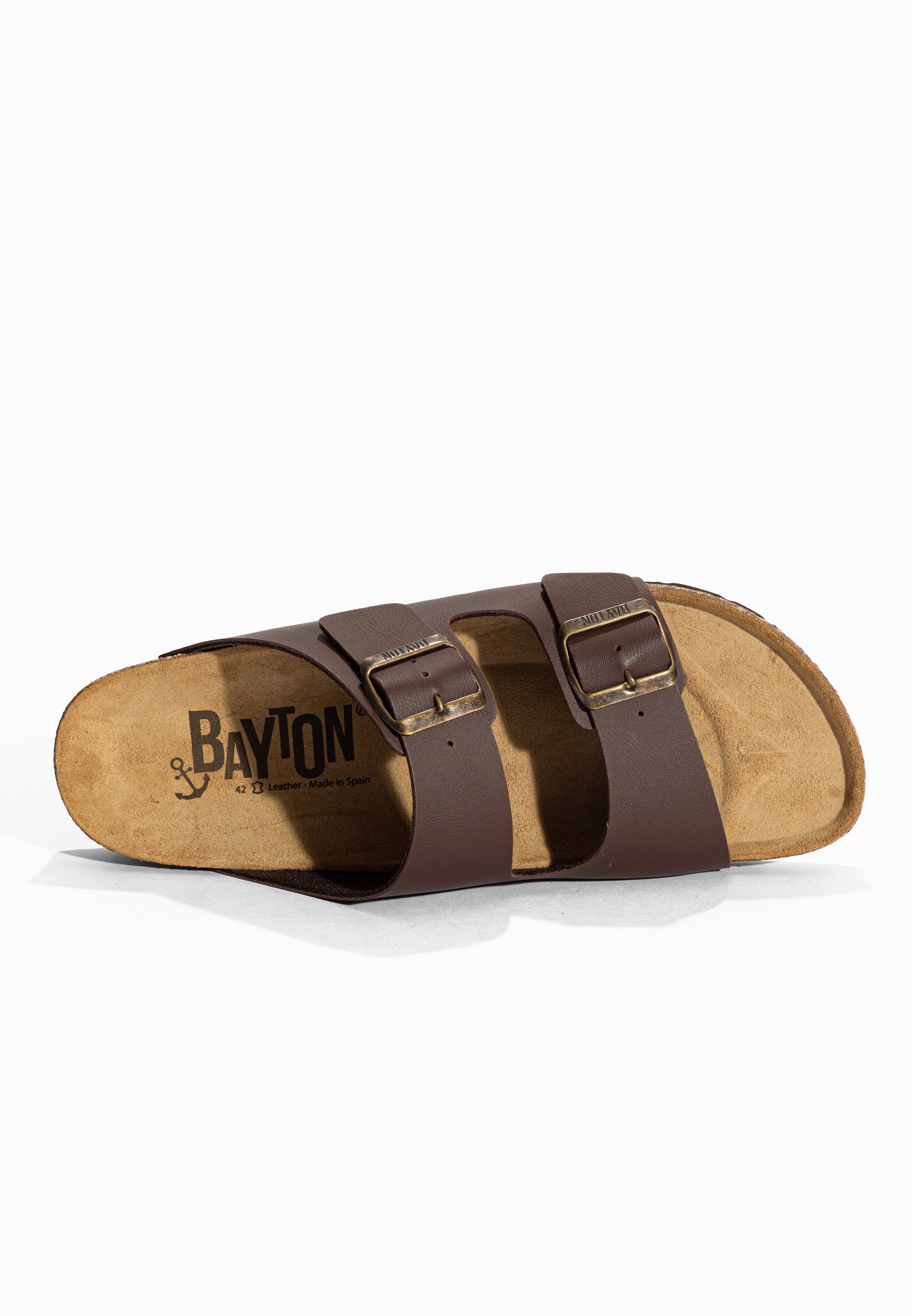 Sandales 2 Brides Atlas Marron Bayton pour Homme