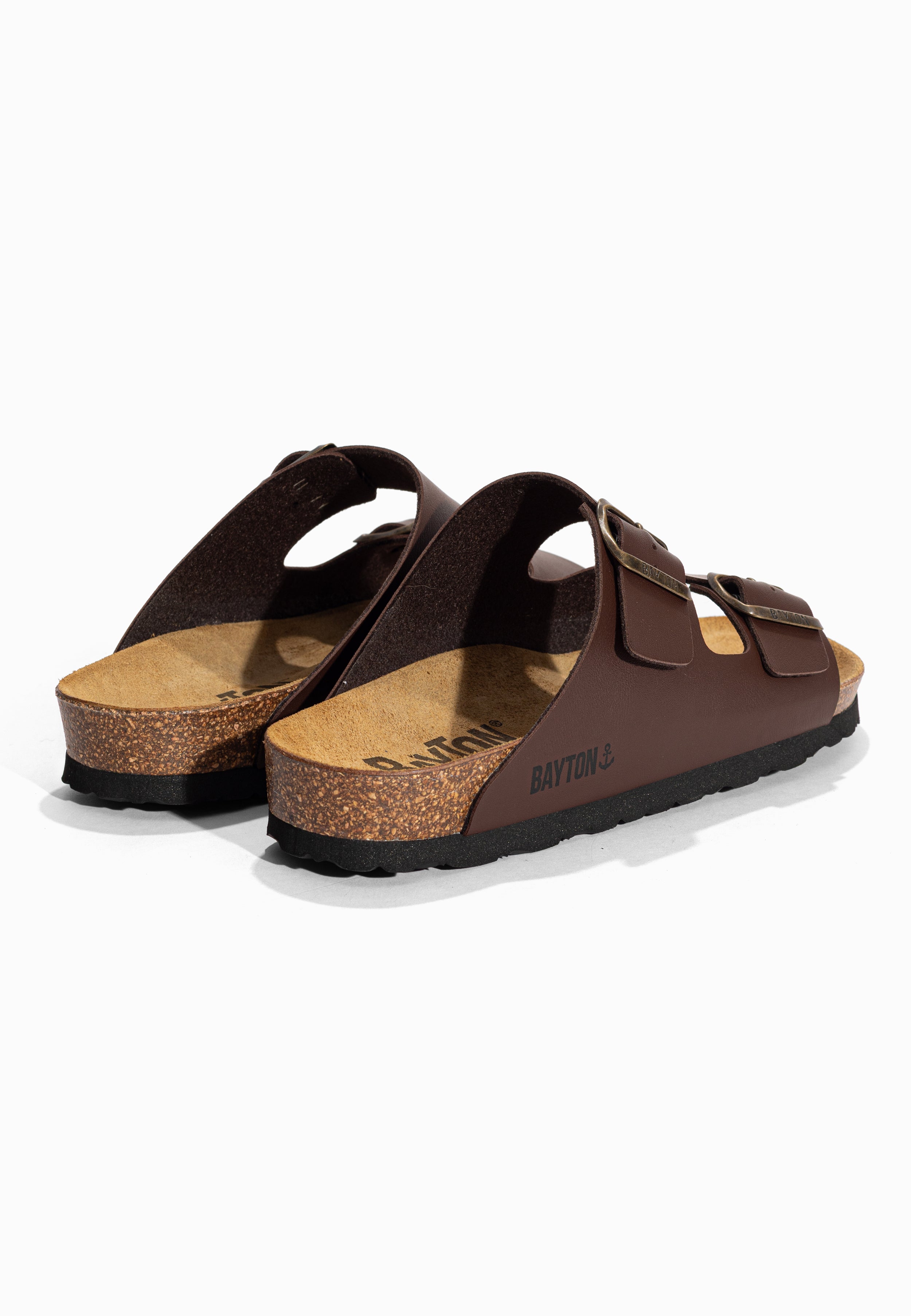 Sandales 2 Brides Atlas Marron Bayton pour Homme