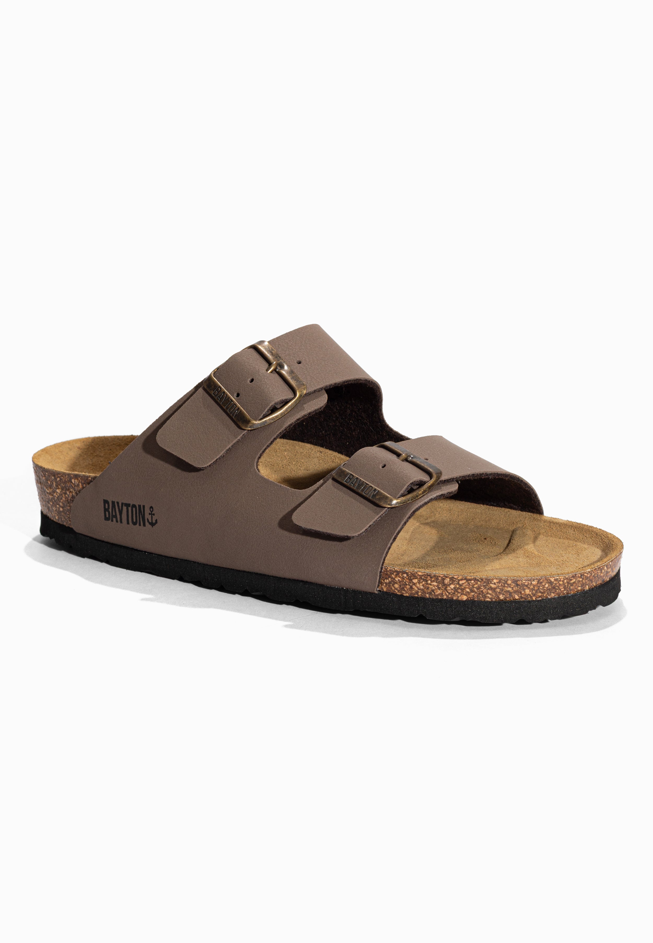 Sandales 2 Brides Atlas Marron Bayton pour Homme