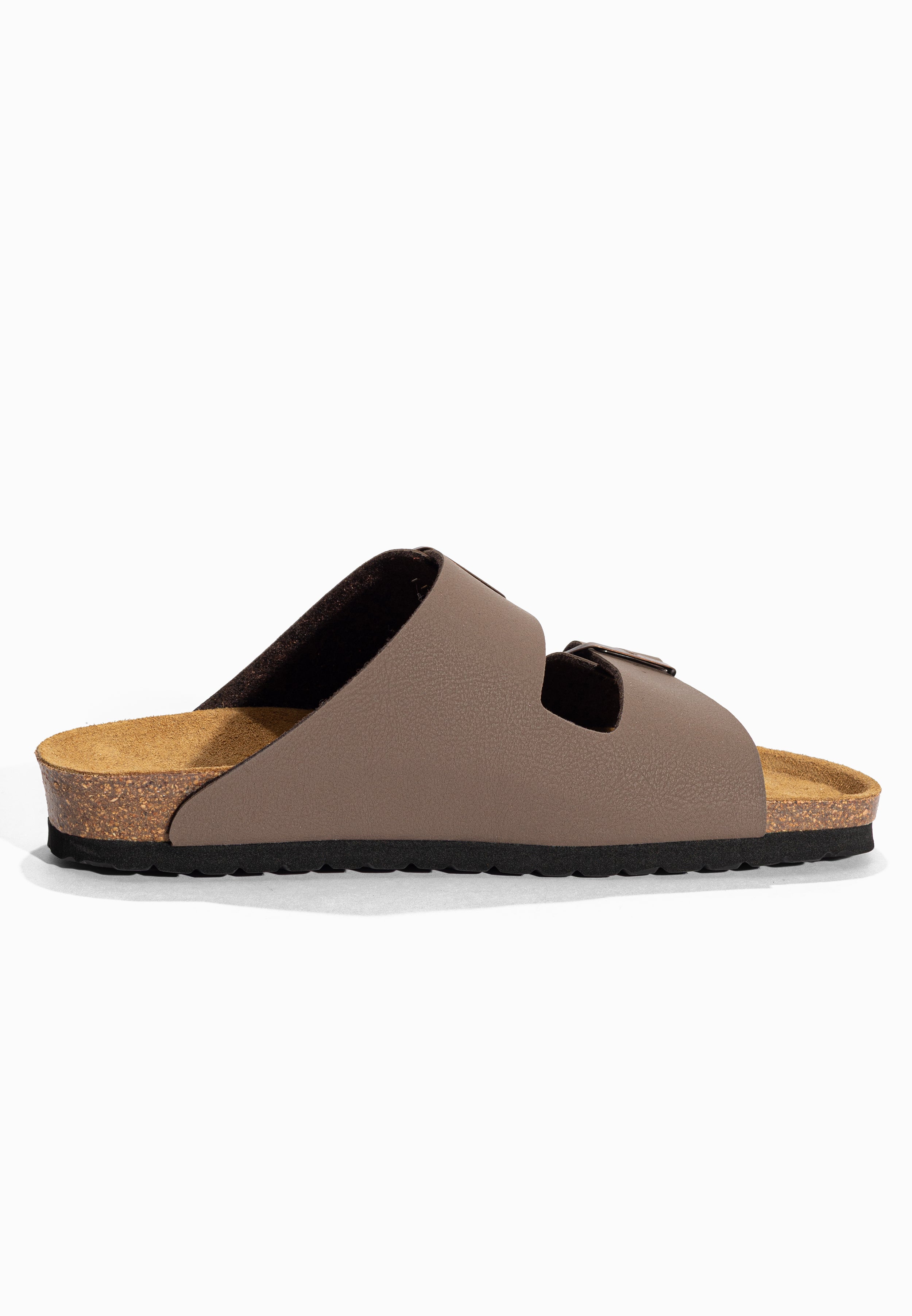 Sandales 2 Brides Atlas Marron Bayton pour Femme