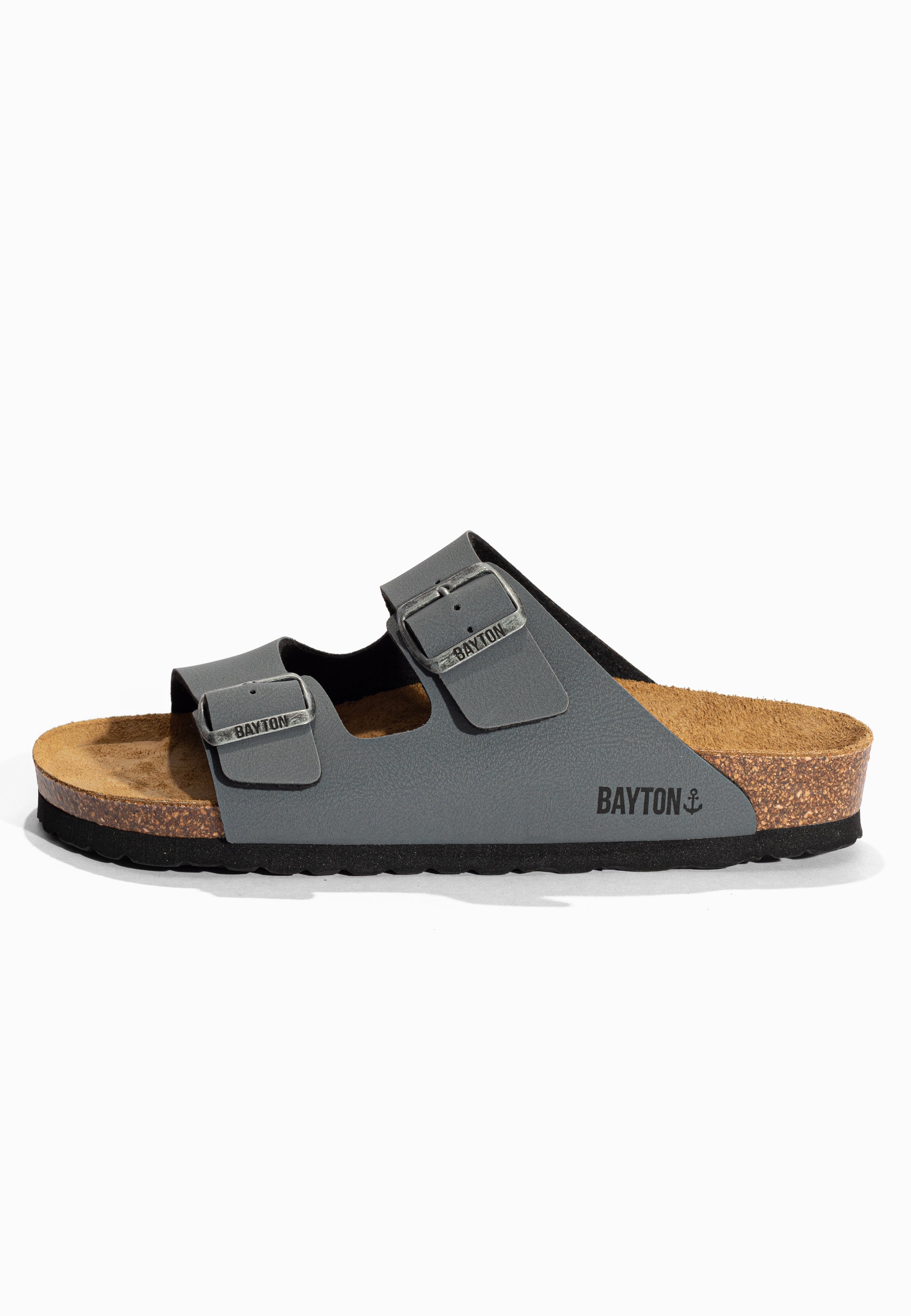 Sandales 2 Brides Atlas Anthracite Bayton pour Homme