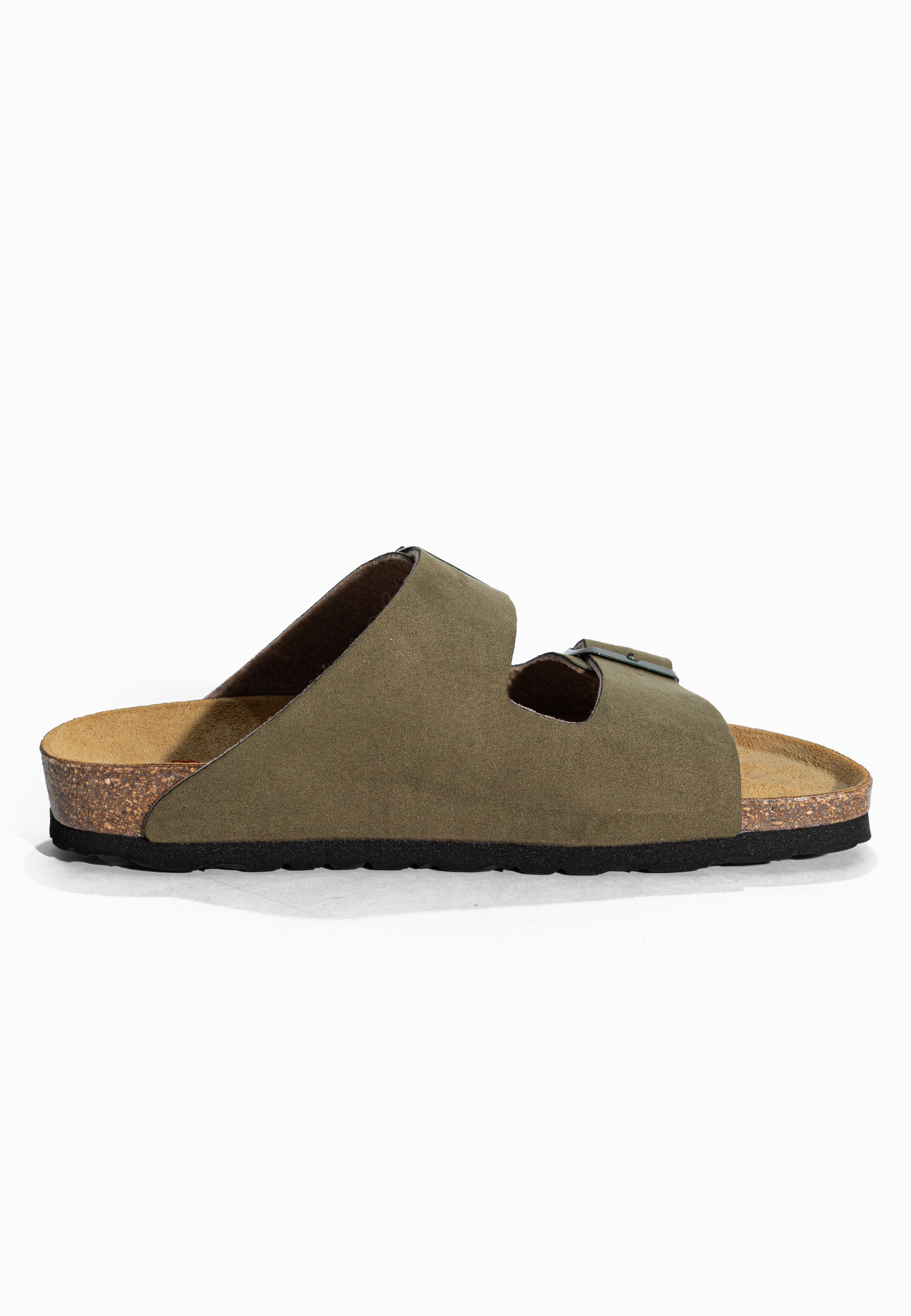 Sandales 2 Brides Atlas Kaki Bayton pour Femme