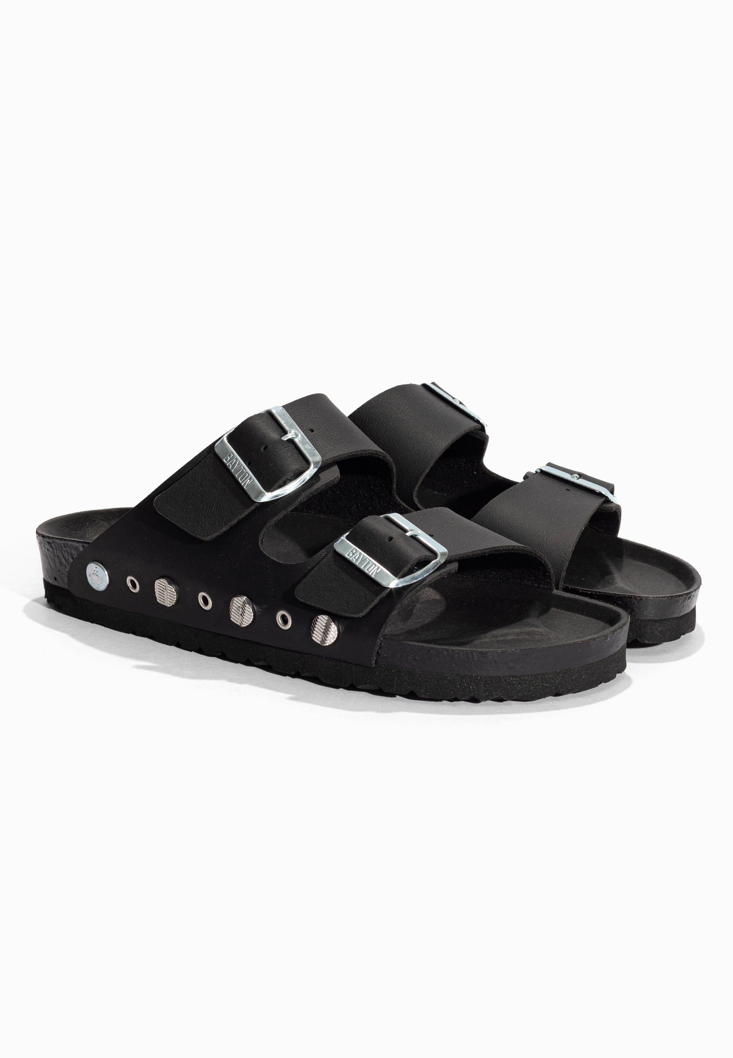 Sandales 2 Brides Rivalta Noir Bayton pour Femme