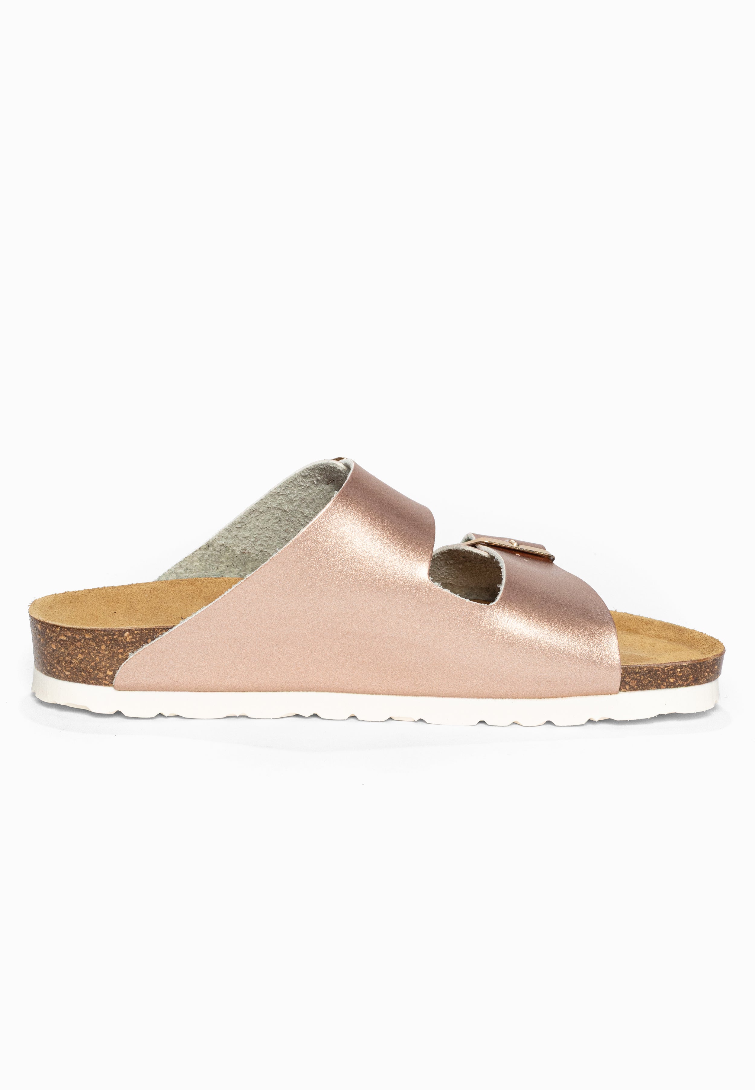 Sandales 2 Brides Rivalta Rose gold Bayton pour Femme