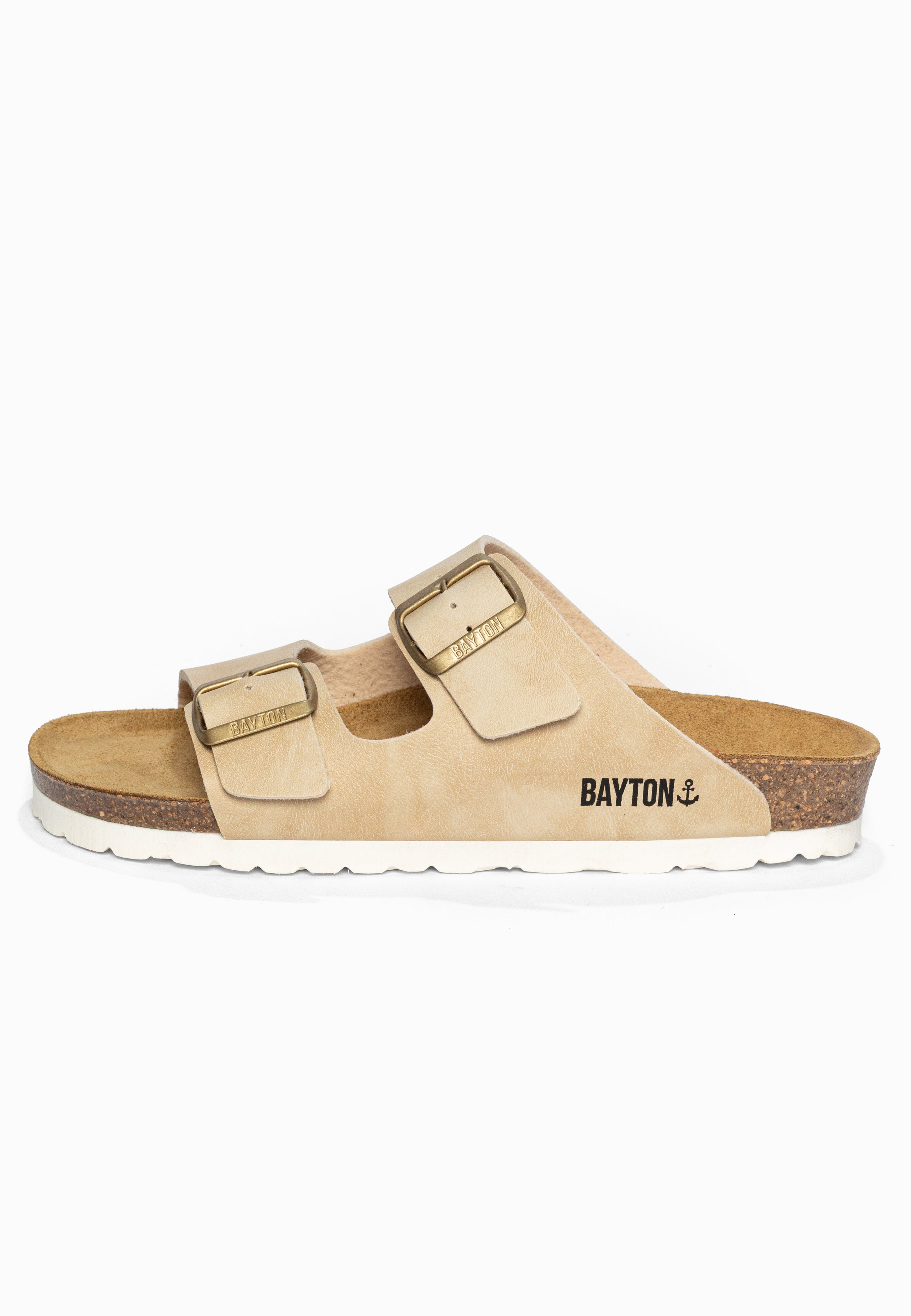 Sandales 2 Brides Atlas Beige Bayton pour Femme