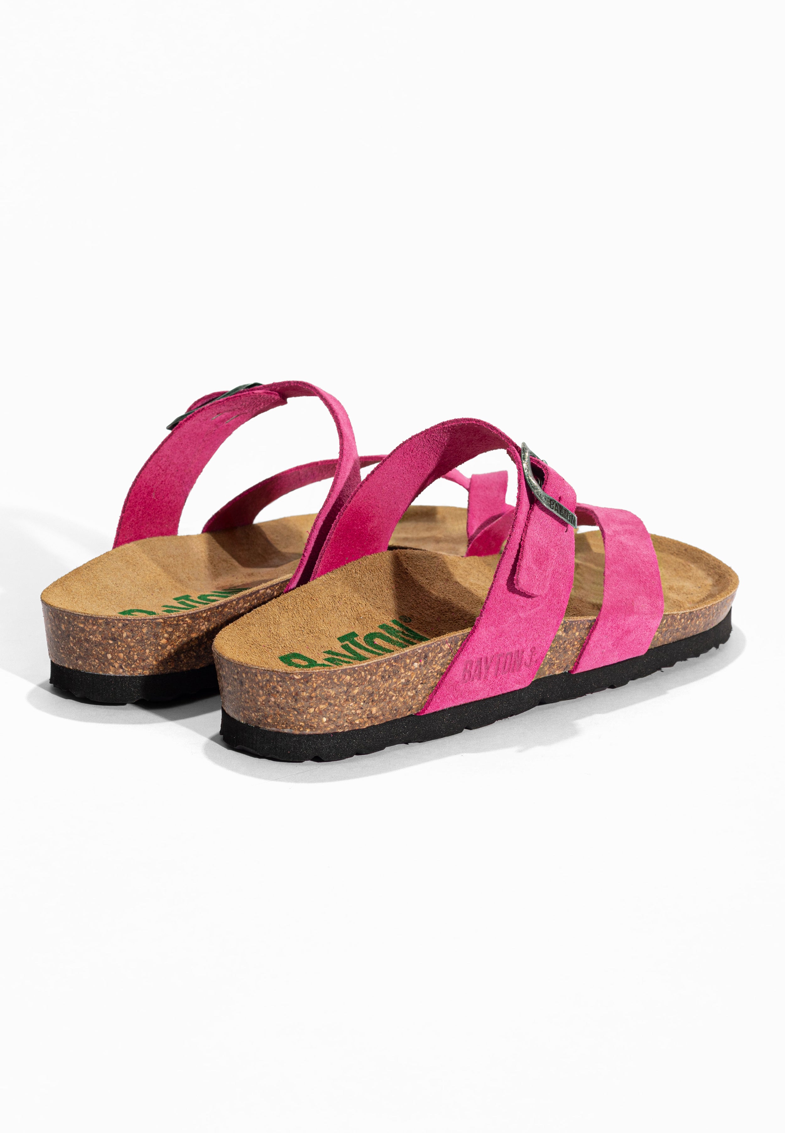 Sandales à Entre-doigts Diane Rose en Cuir Suédé Bayton pour Femme