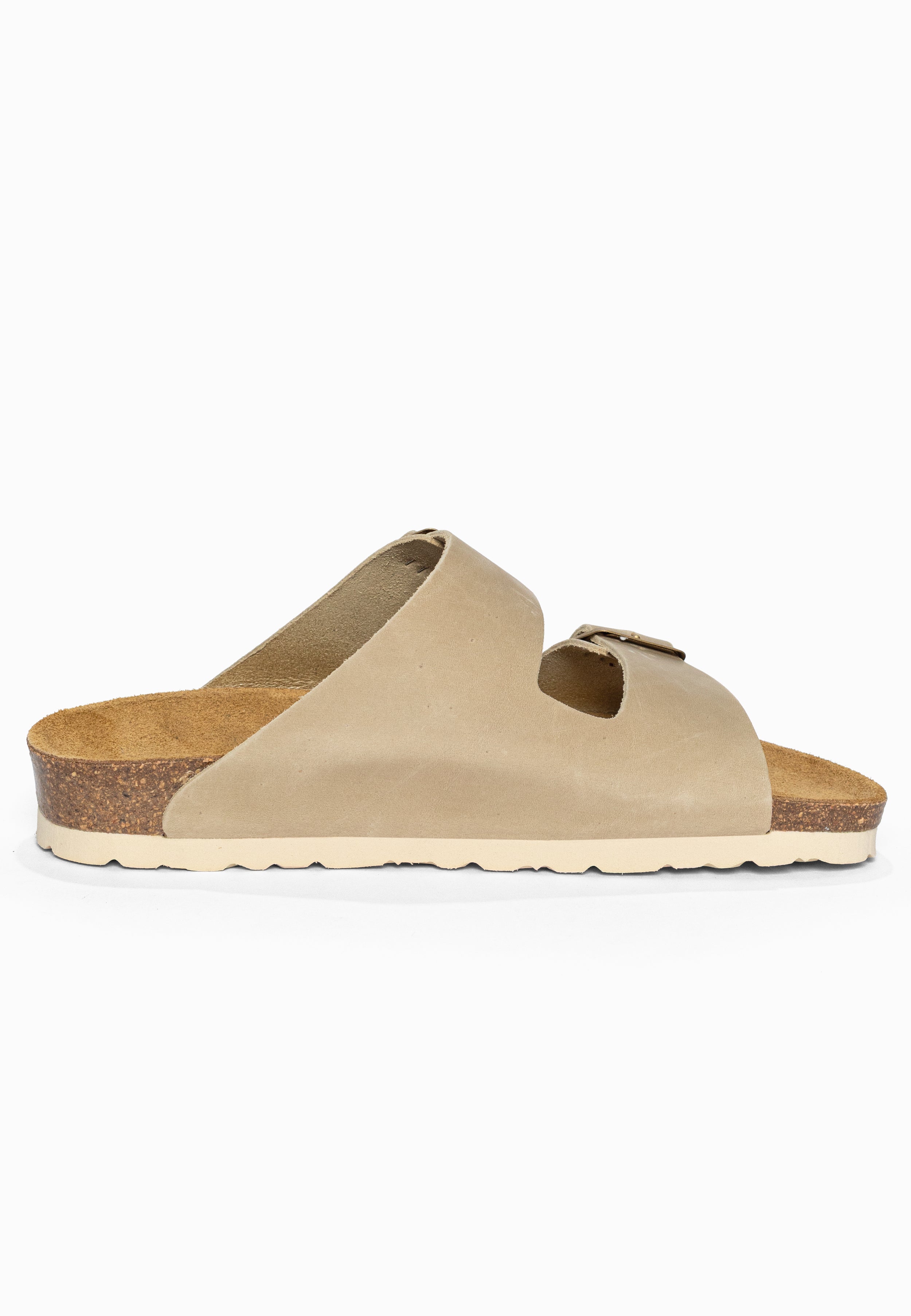 Sandales 2 Brides Atlas Beige en Cuir Bayton pour Femme