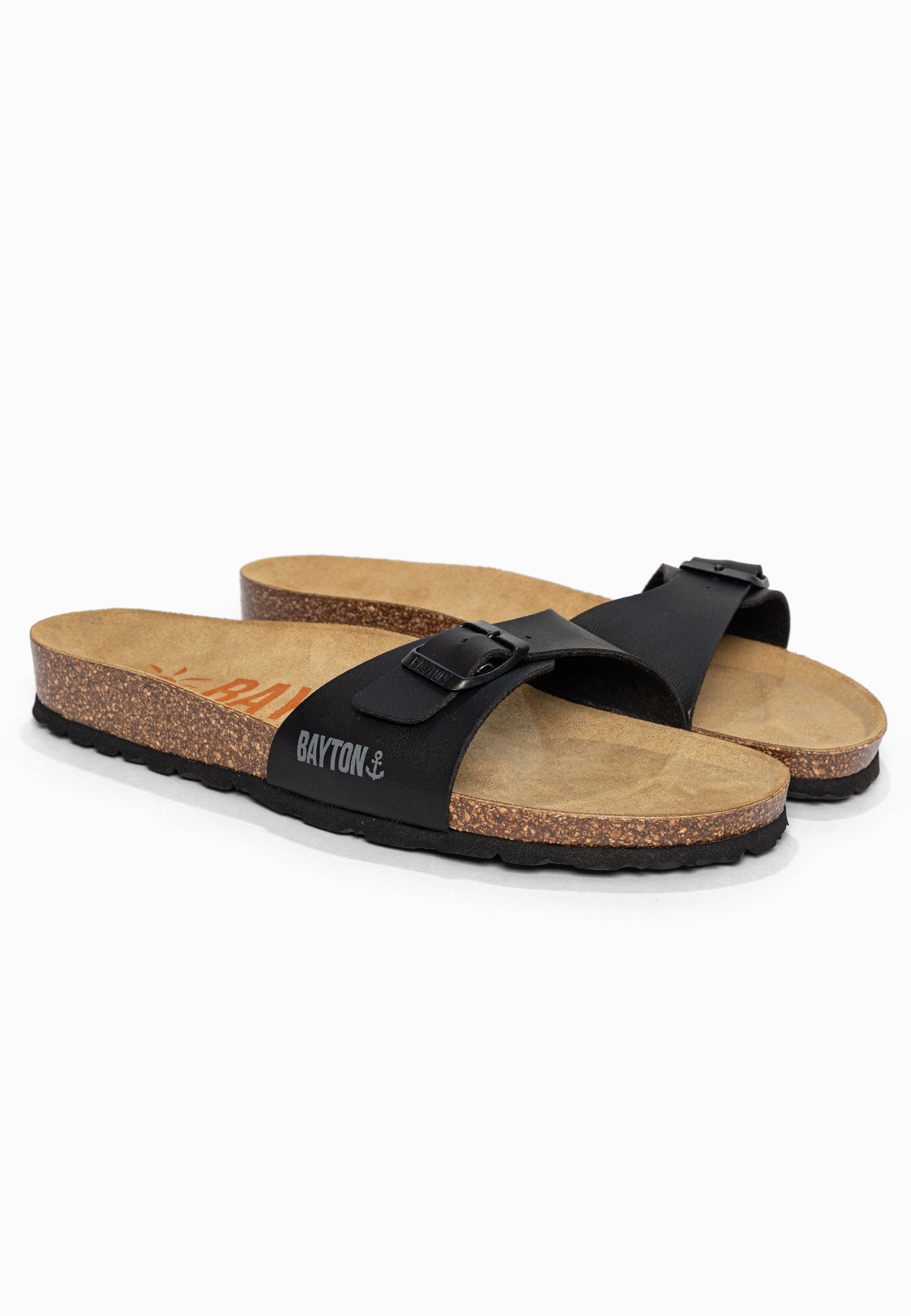 Sandales 1 Bride Zephyr Noir Bayton pour Homme