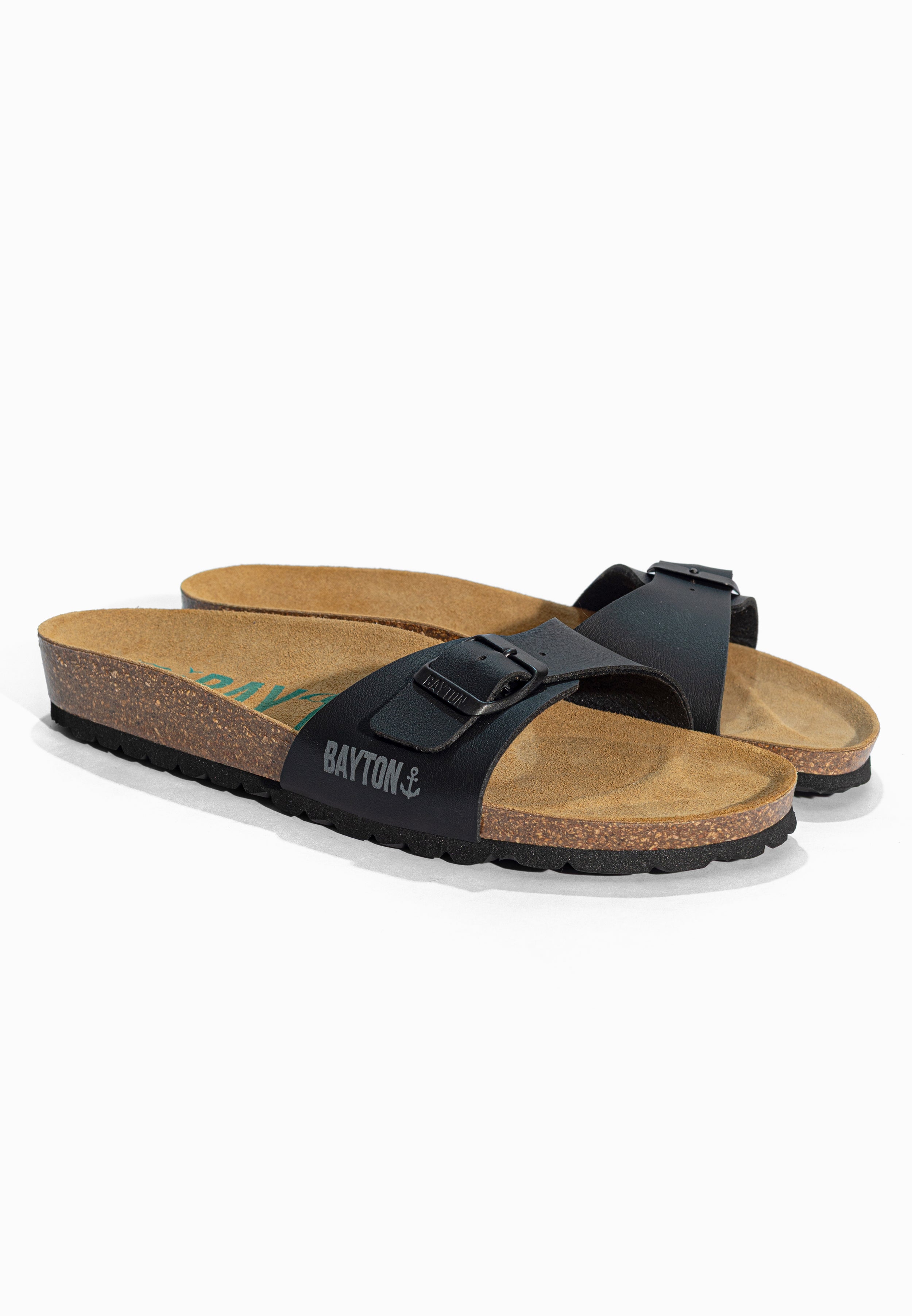 Sandales 1 Bride Zephyr Noir Bayton pour Femme