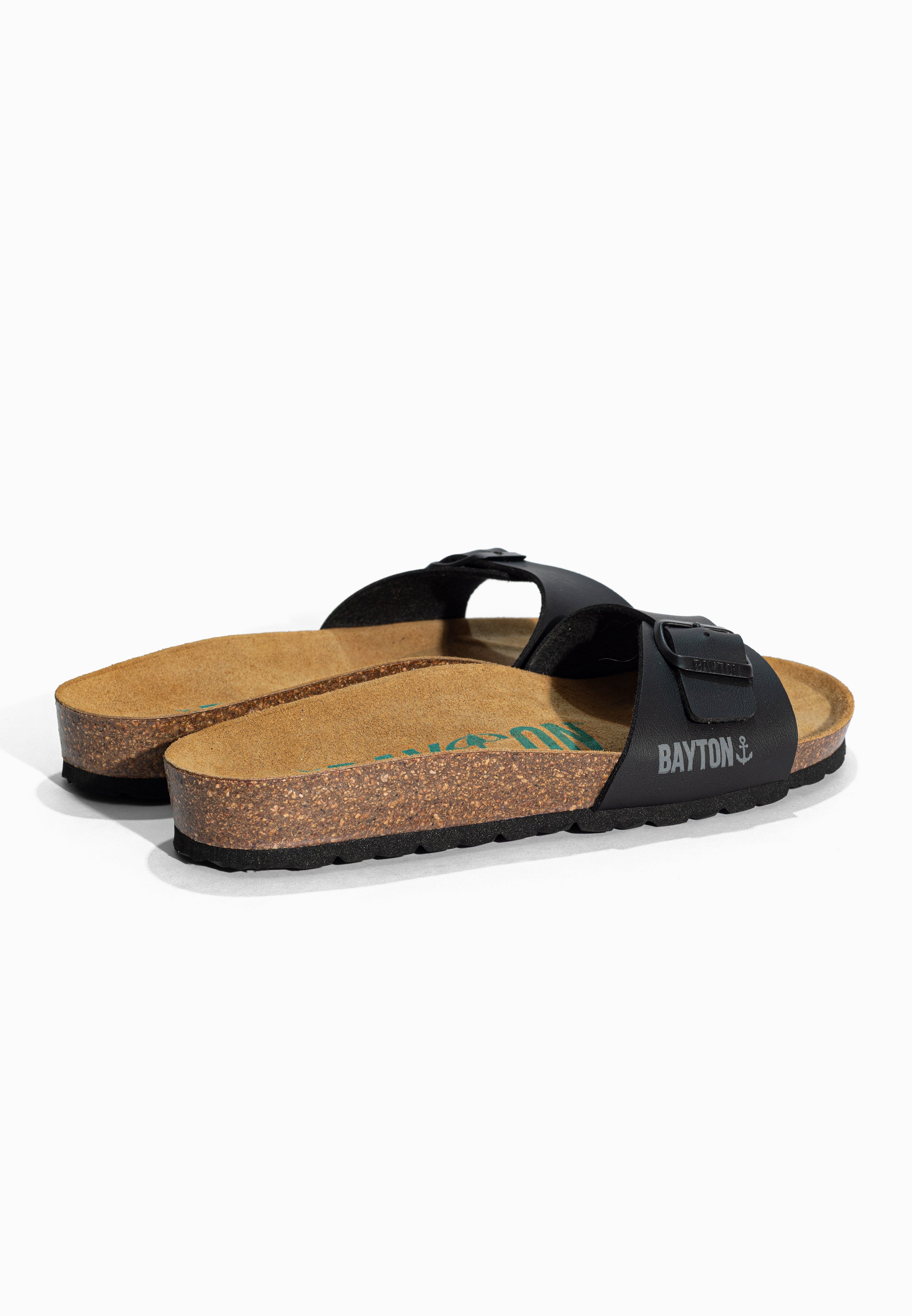 Sandales 1 Bride Zephyr Noir Bayton pour Femme