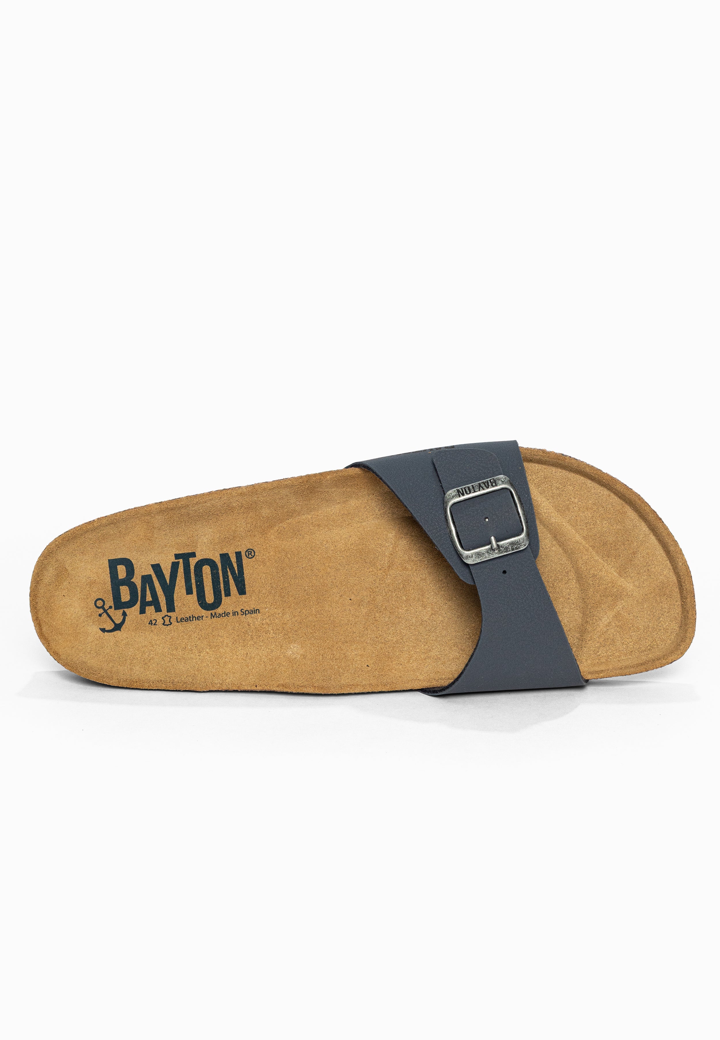 Sandales 1 Bride Zephyr Bleu marine Bayton pour Homme