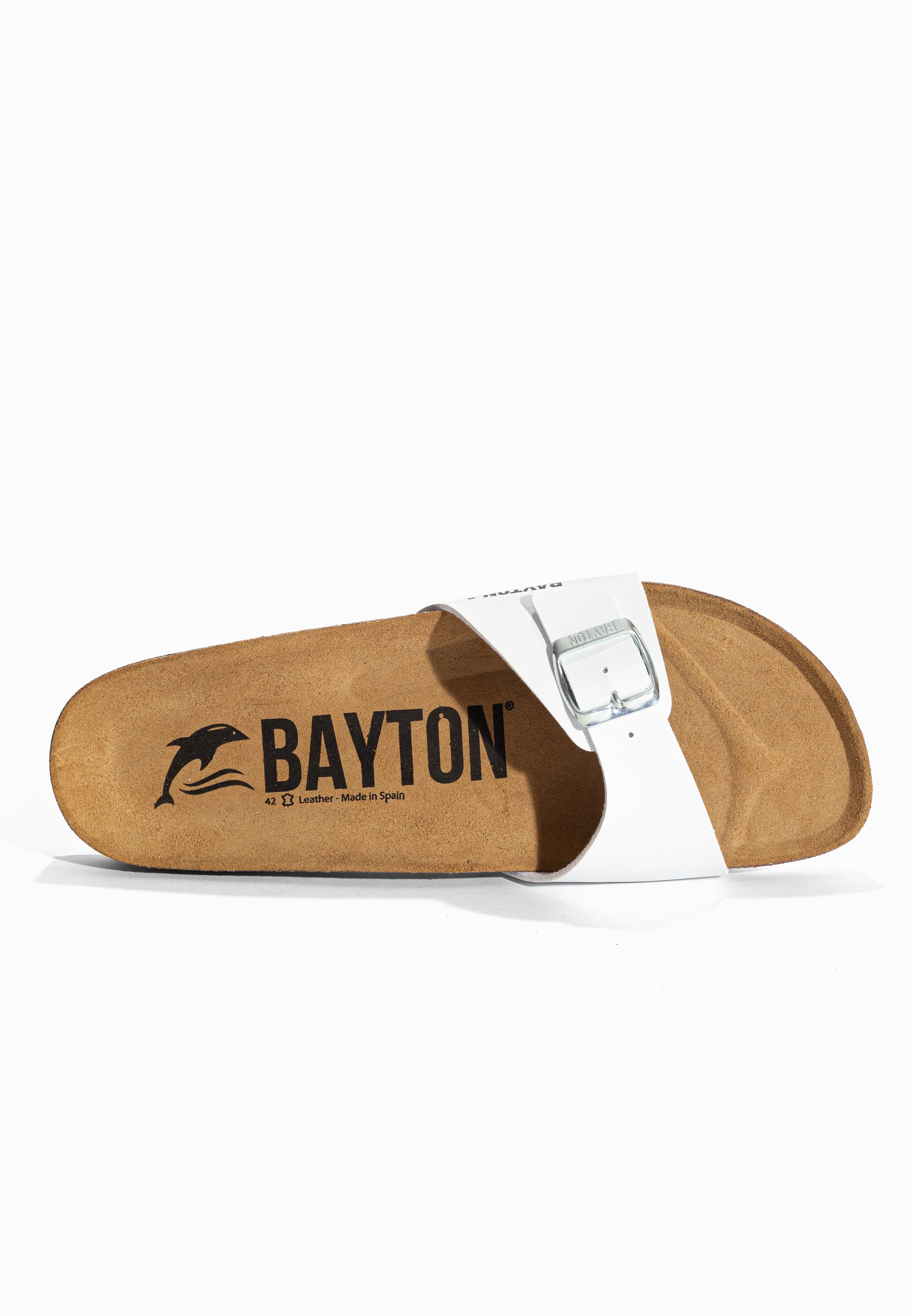 Sandales 1 Bride Zephyr Blanc Bayton pour Homme