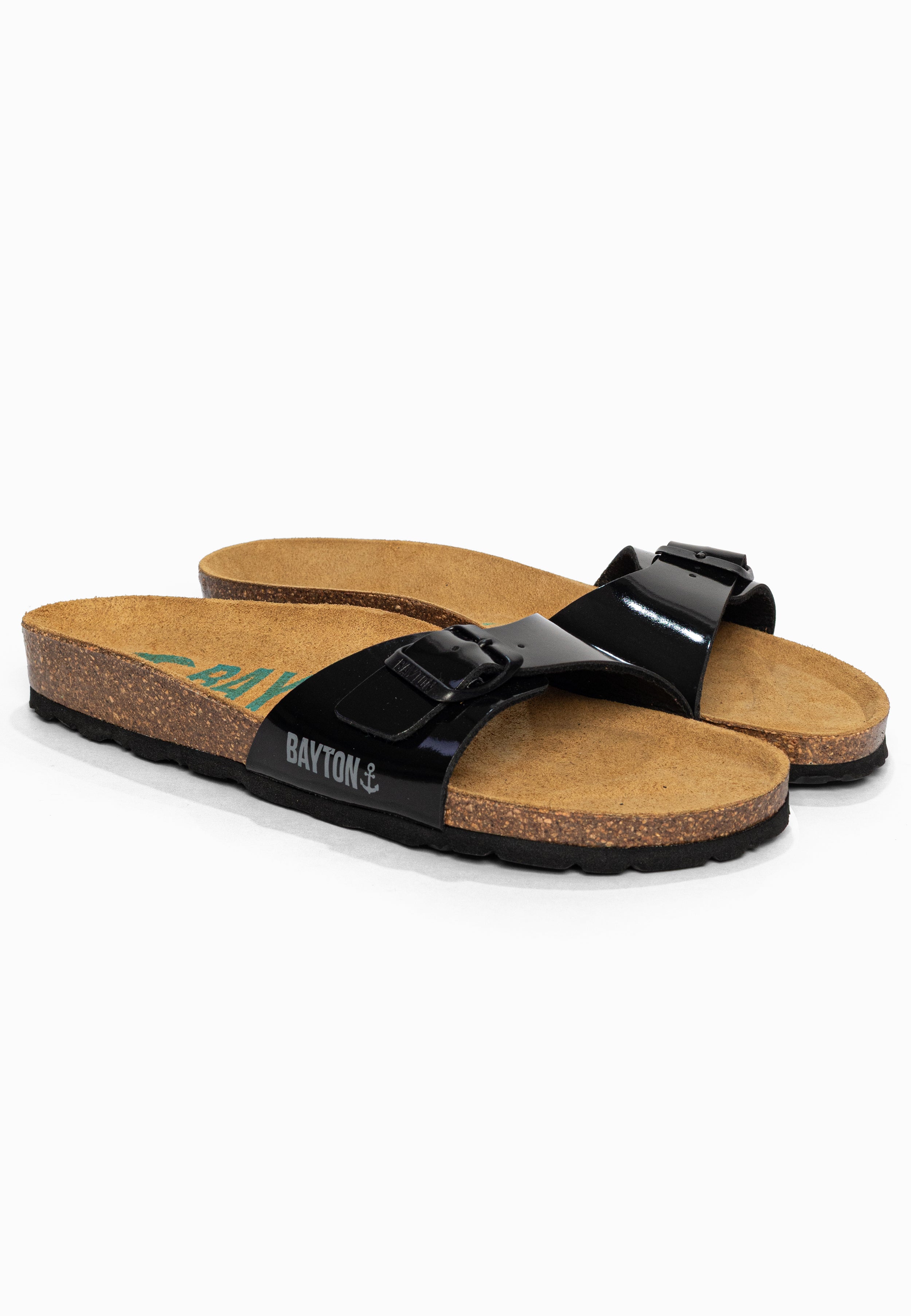 Sandales 1 Bride Zephyr Noir Bayton pour Femme