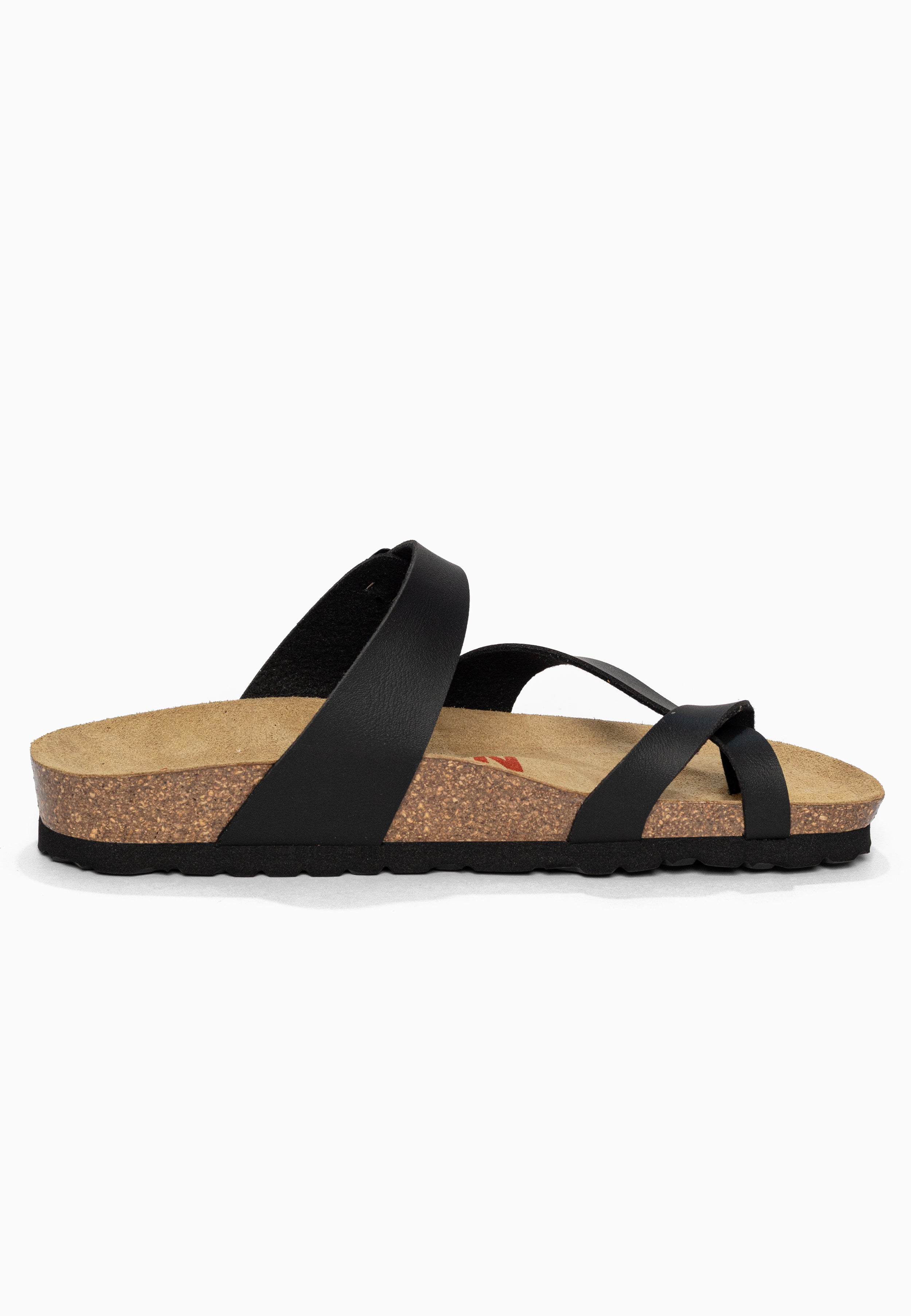 Sandales à Entre-doigts Diane Noir Bayton pour Femme