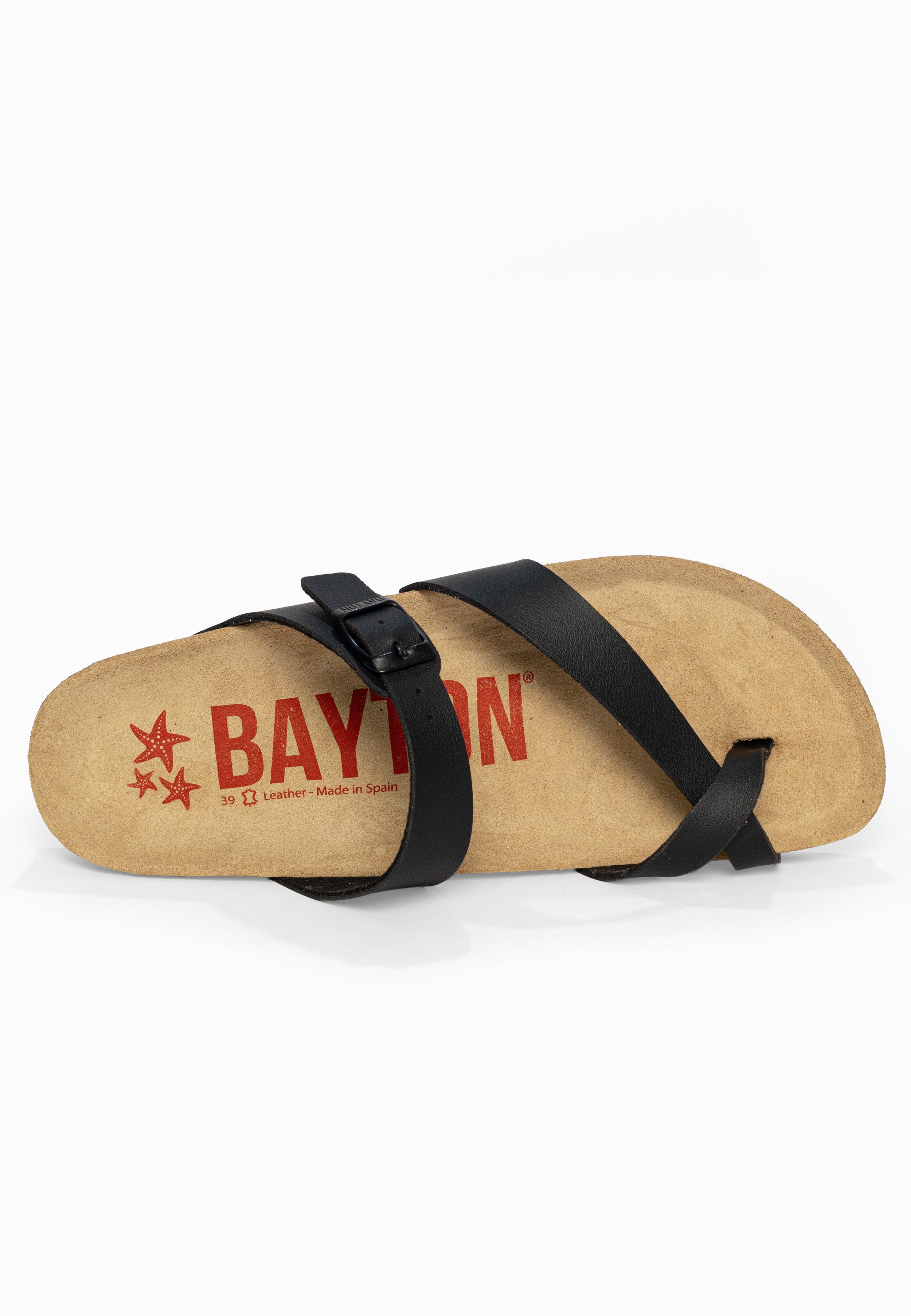 Sandales à Entre-doigts Diane Noir Bayton pour Femme