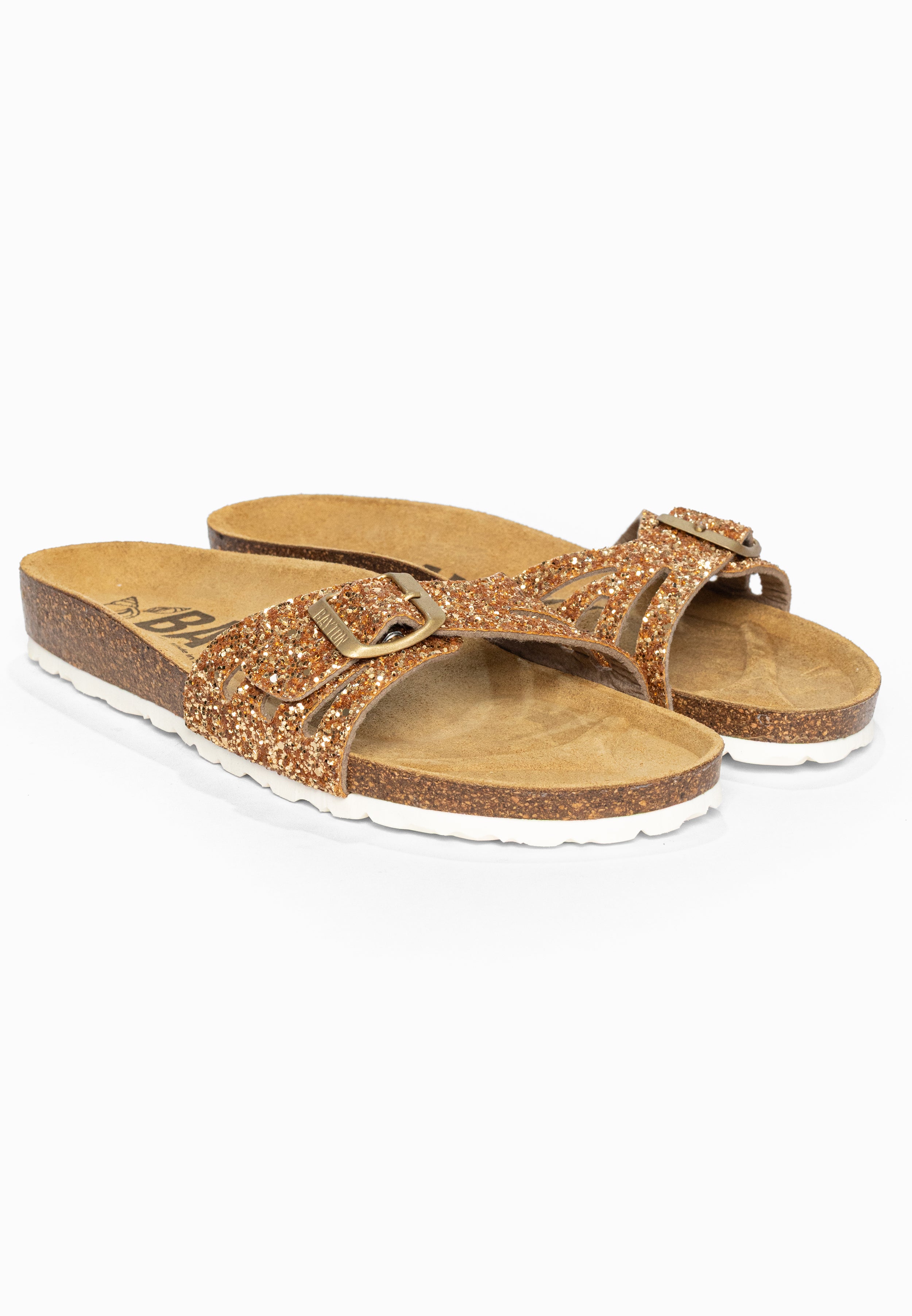 Sandales 1 Bride Athena Or pailleté Bayton pour Femme