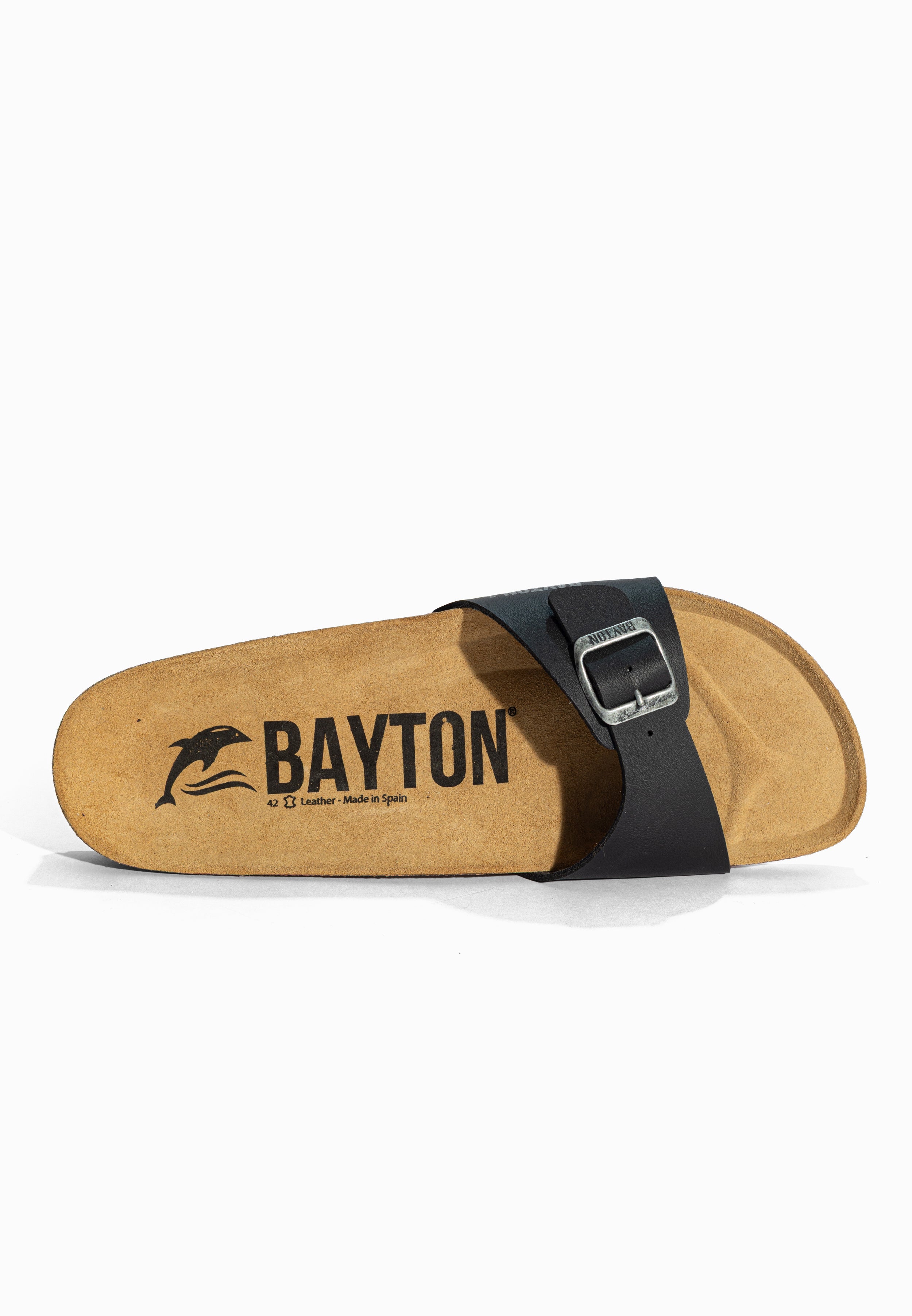 Sandales 1 Bride Zephyr Noir Bayton pour Homme