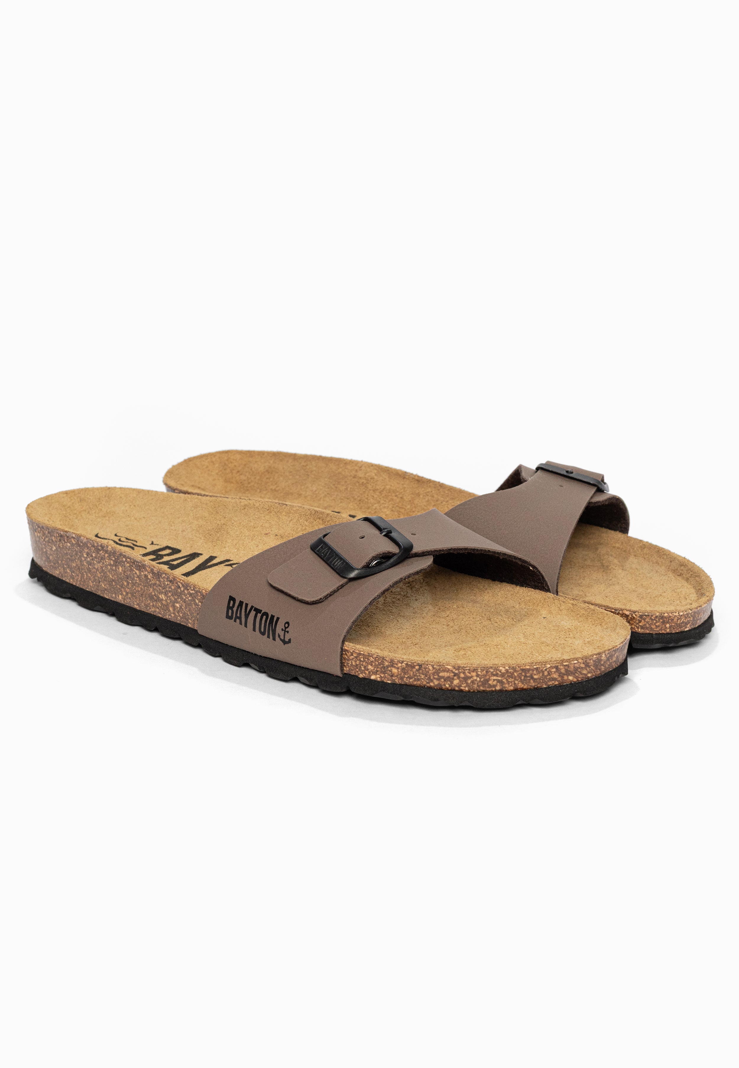 Sandales 1 Bride Zephyr Marron Bayton pour Homme