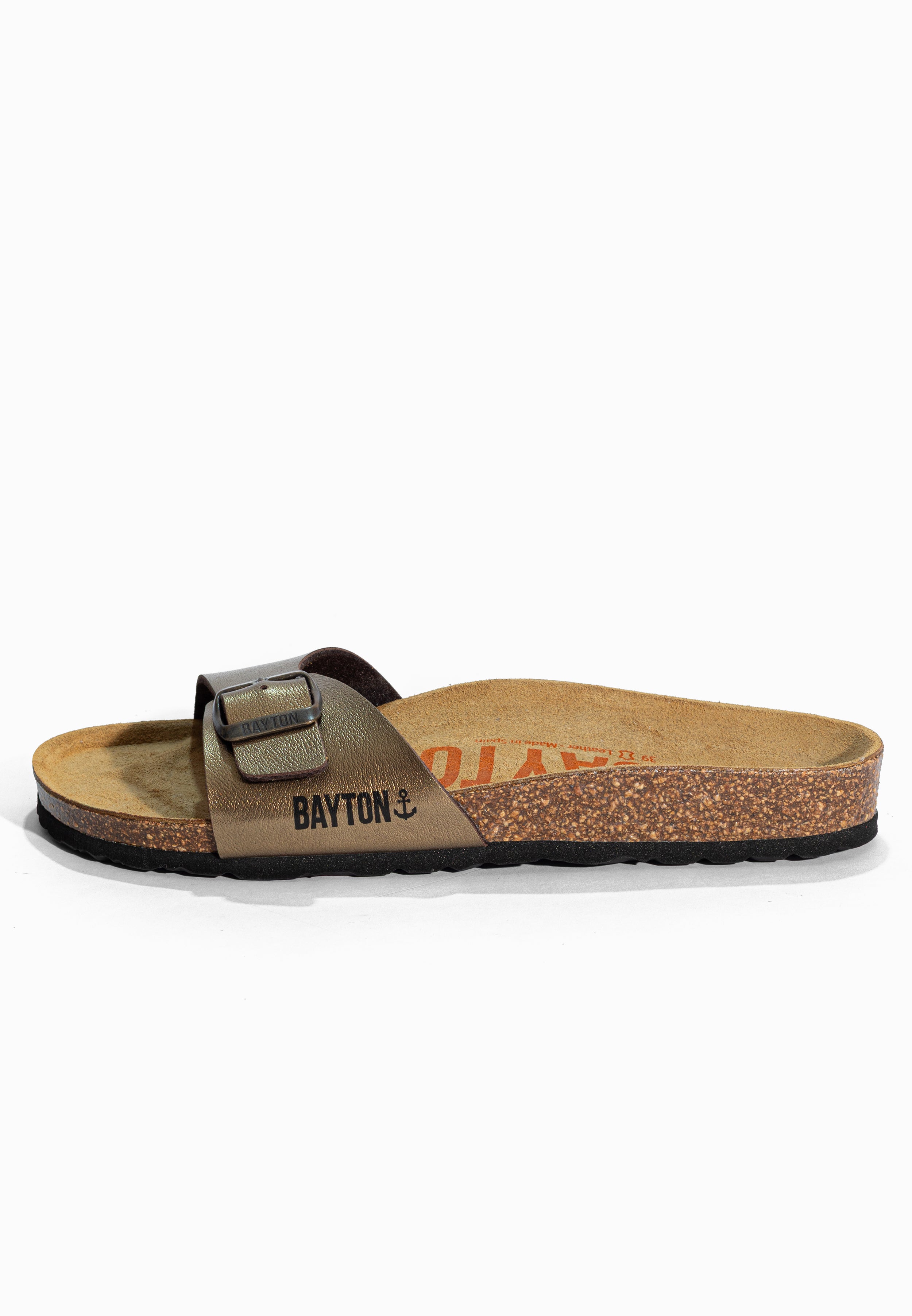 Sandales 1 Bride Zephyr Bronze Bayton pour Femme