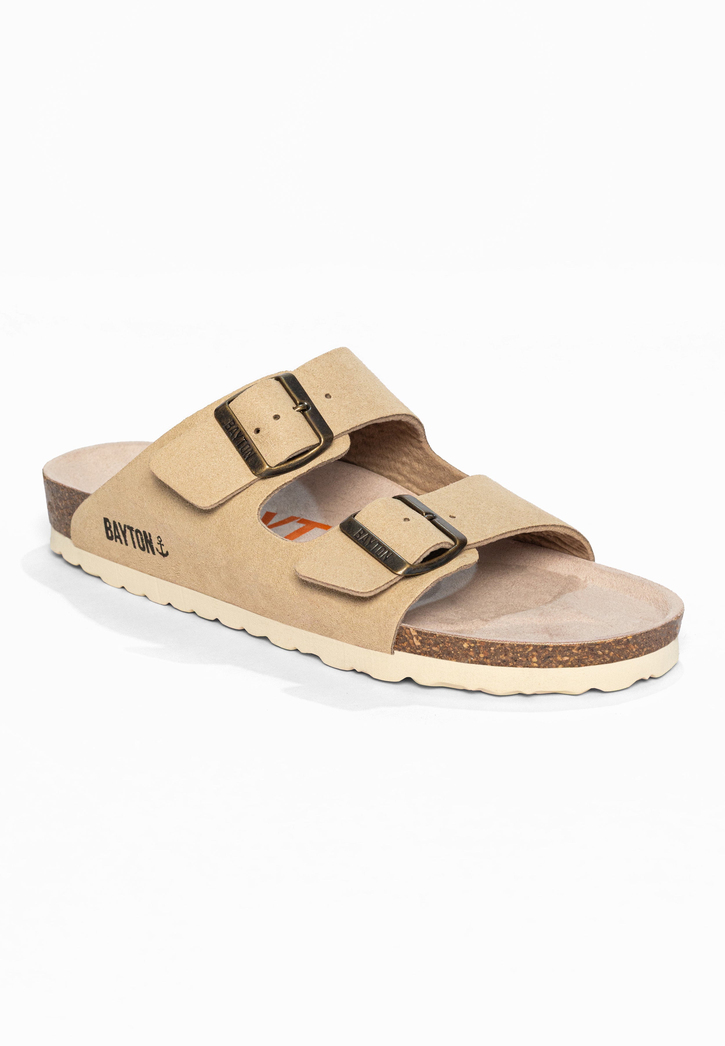Sandales 2 Brides Atlas Beige Bayton pour Femme