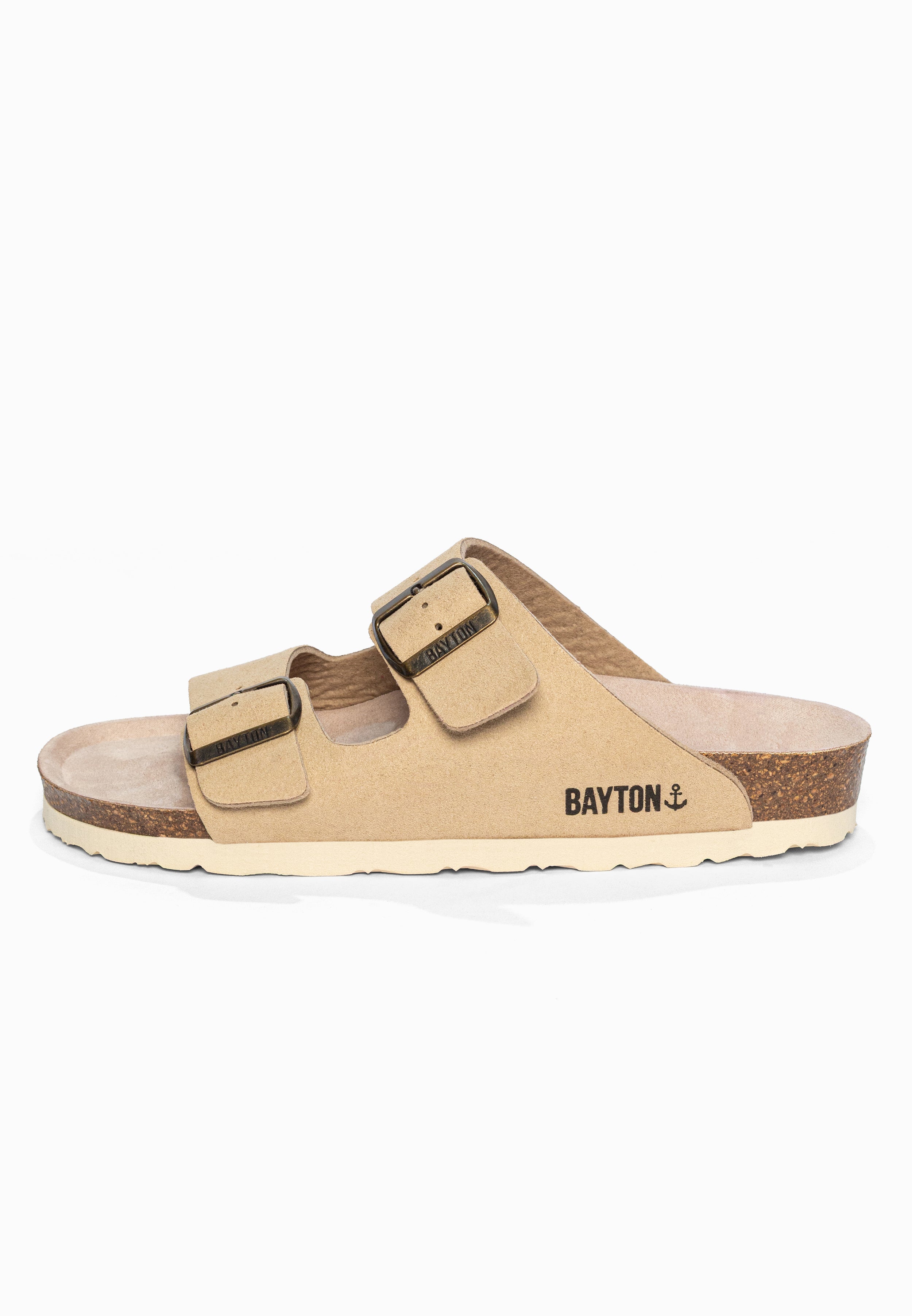 Sandales 2 Brides Atlas Beige Bayton pour Femme