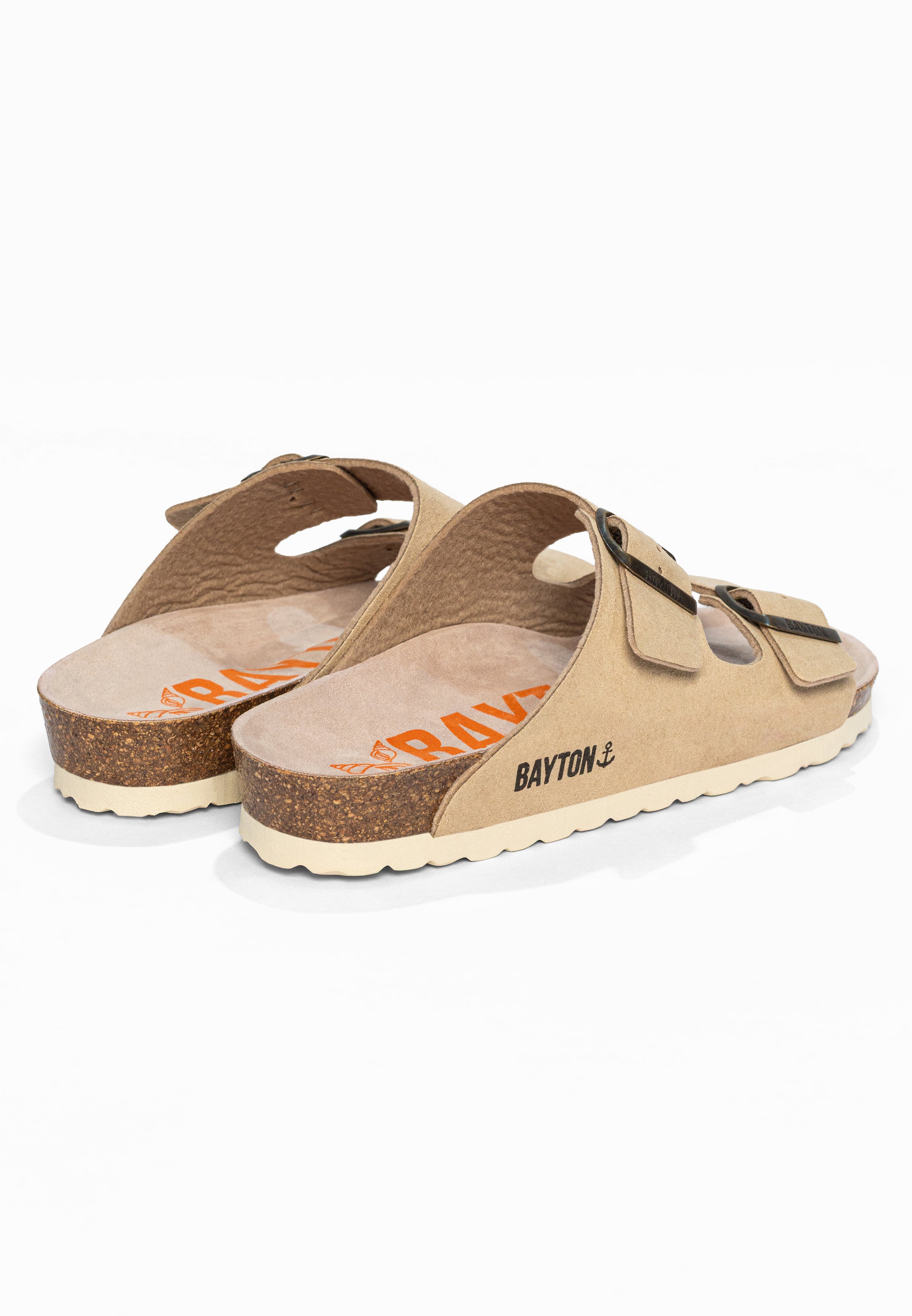 Sandales 2 Brides Atlas Beige Bayton pour Femme