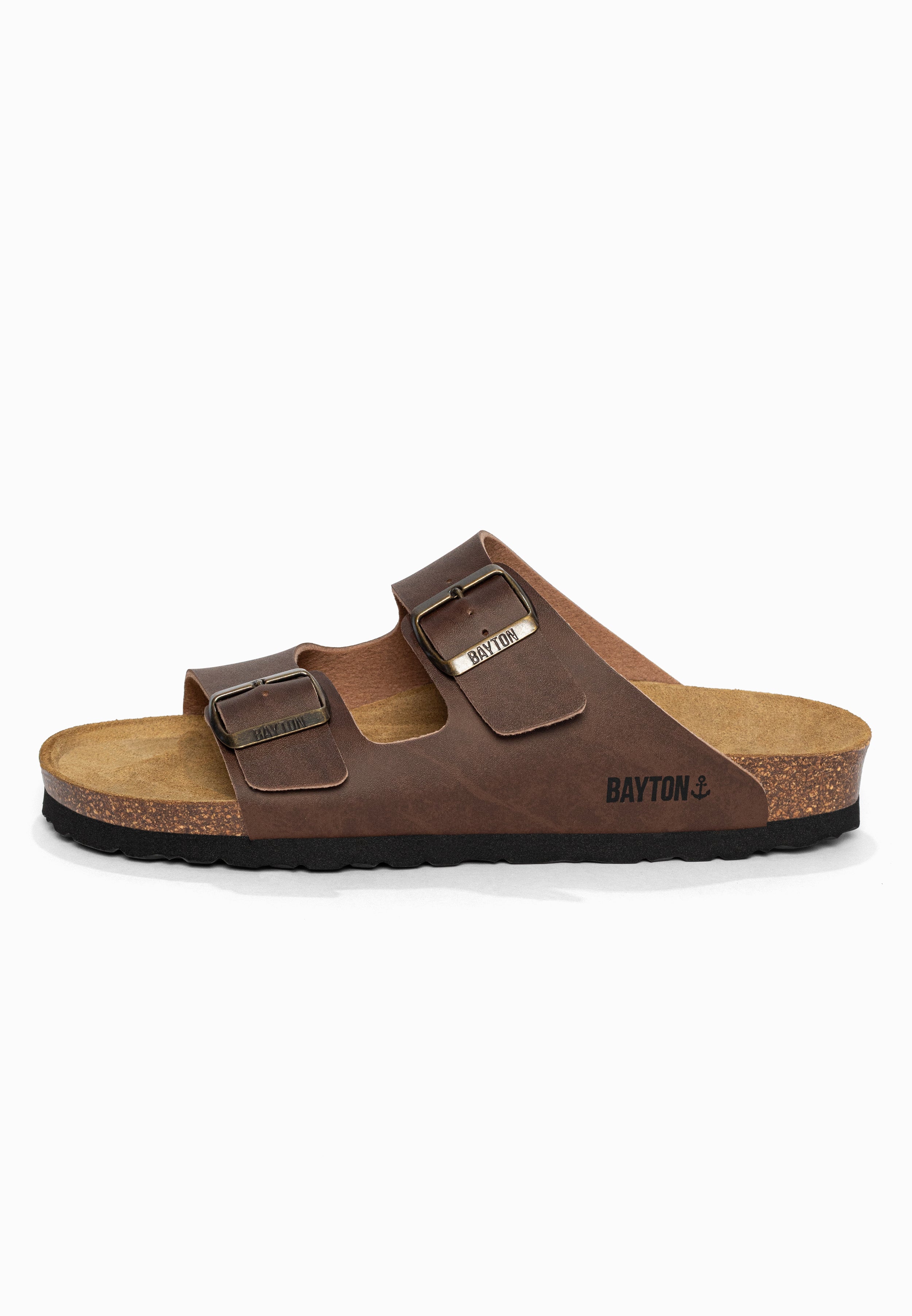 Sandales 2 Brides Atlas Marron Bayton pour Homme