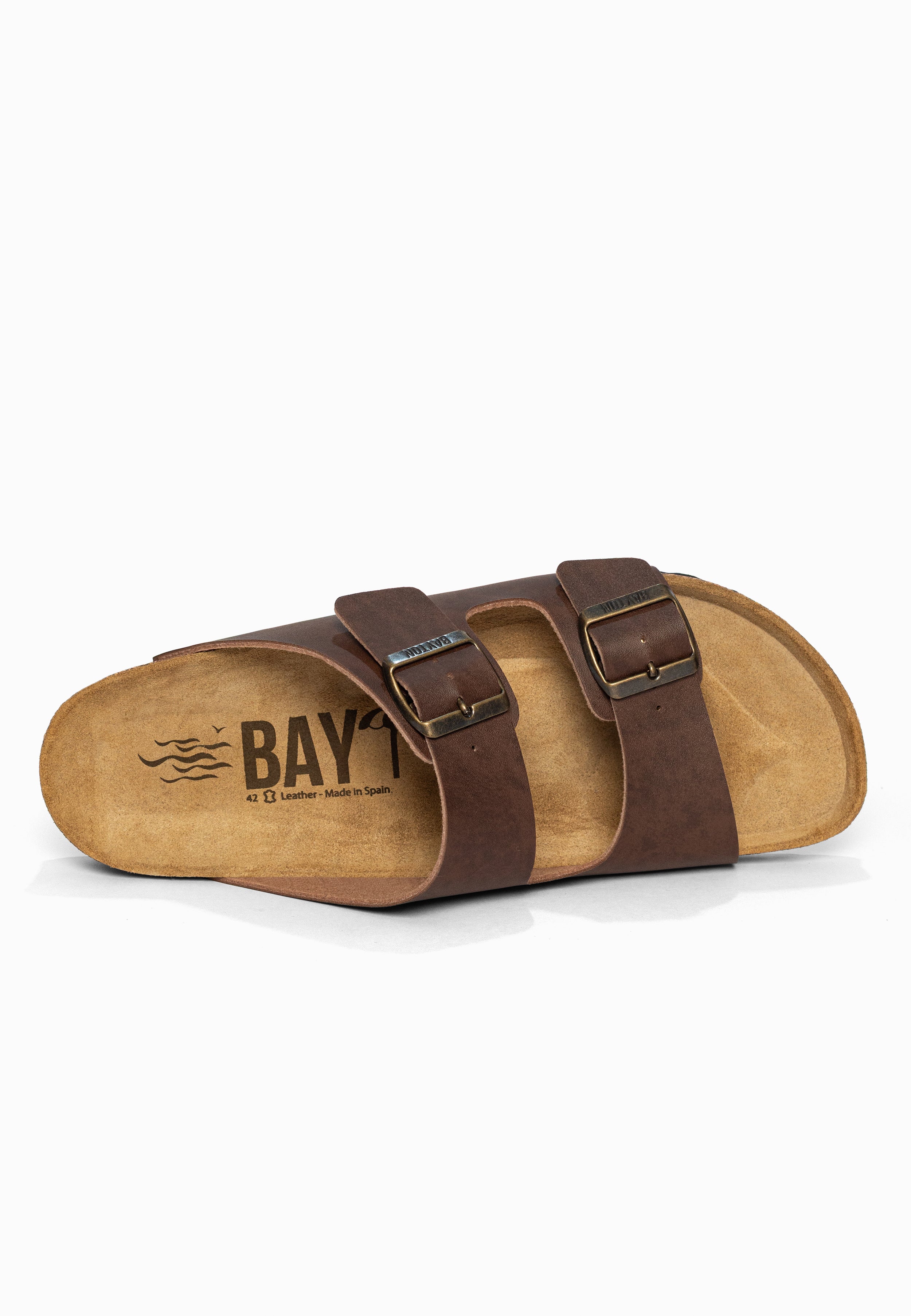 Sandales 2 Brides Atlas Marron Bayton pour Homme