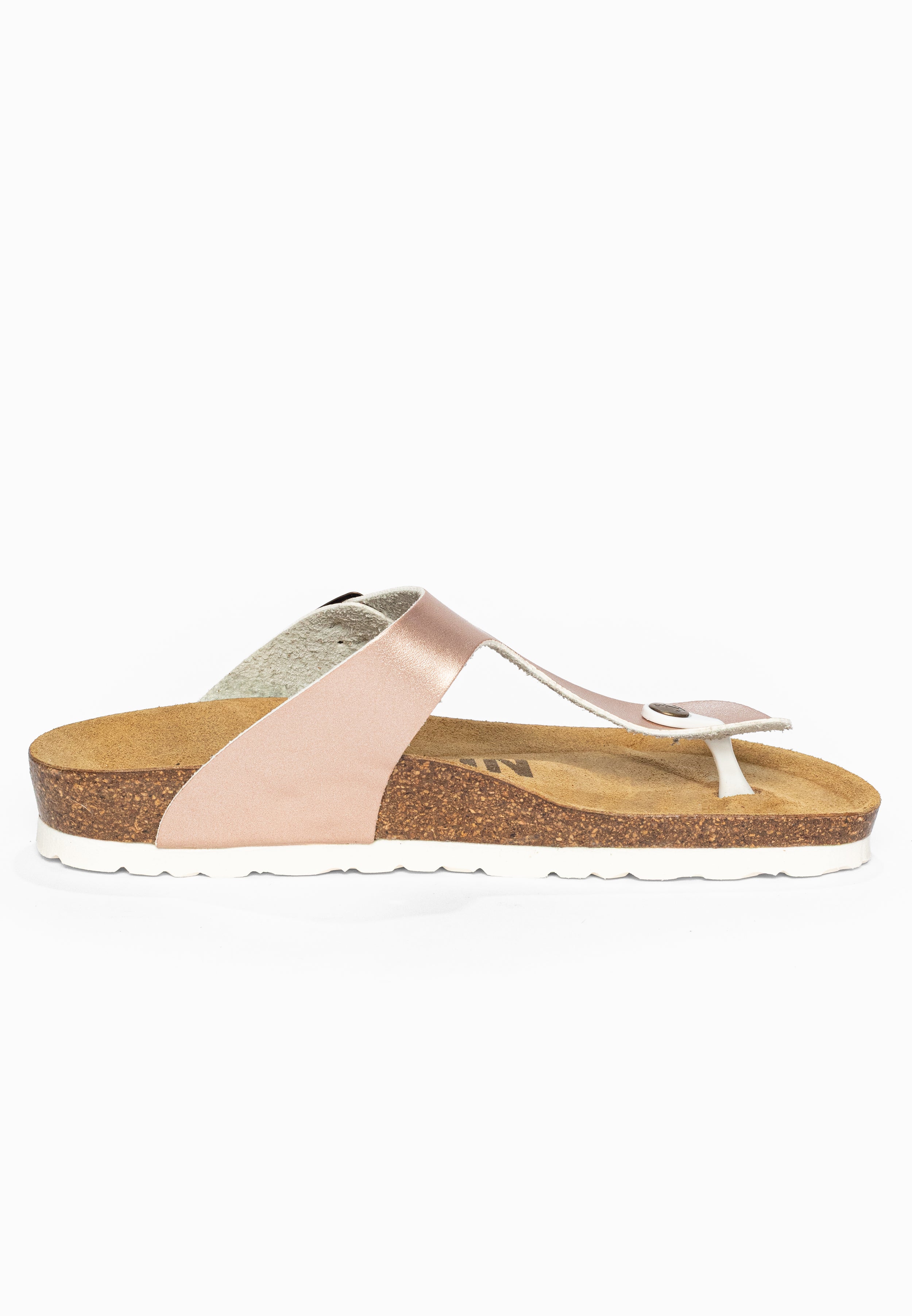Sandales à Entre-doigts Mercure Rose gold Bayton pour Femme