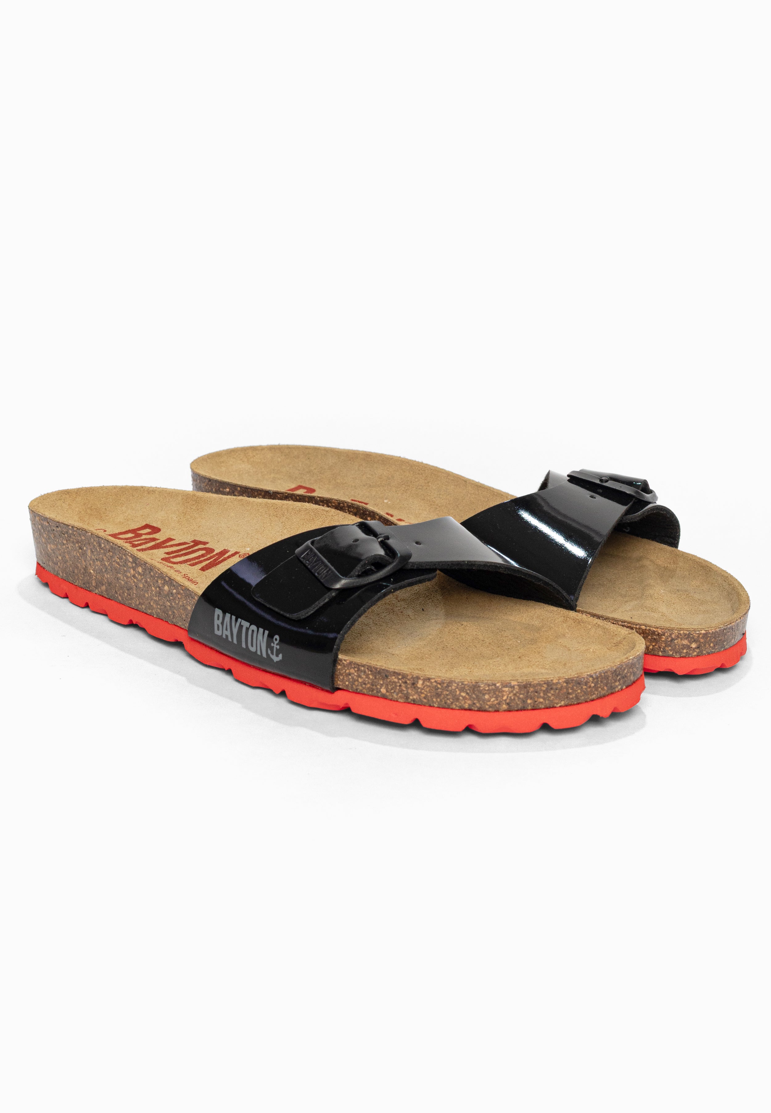 Sandales 1 Bride Zephyr Noir Bayton pour Femme