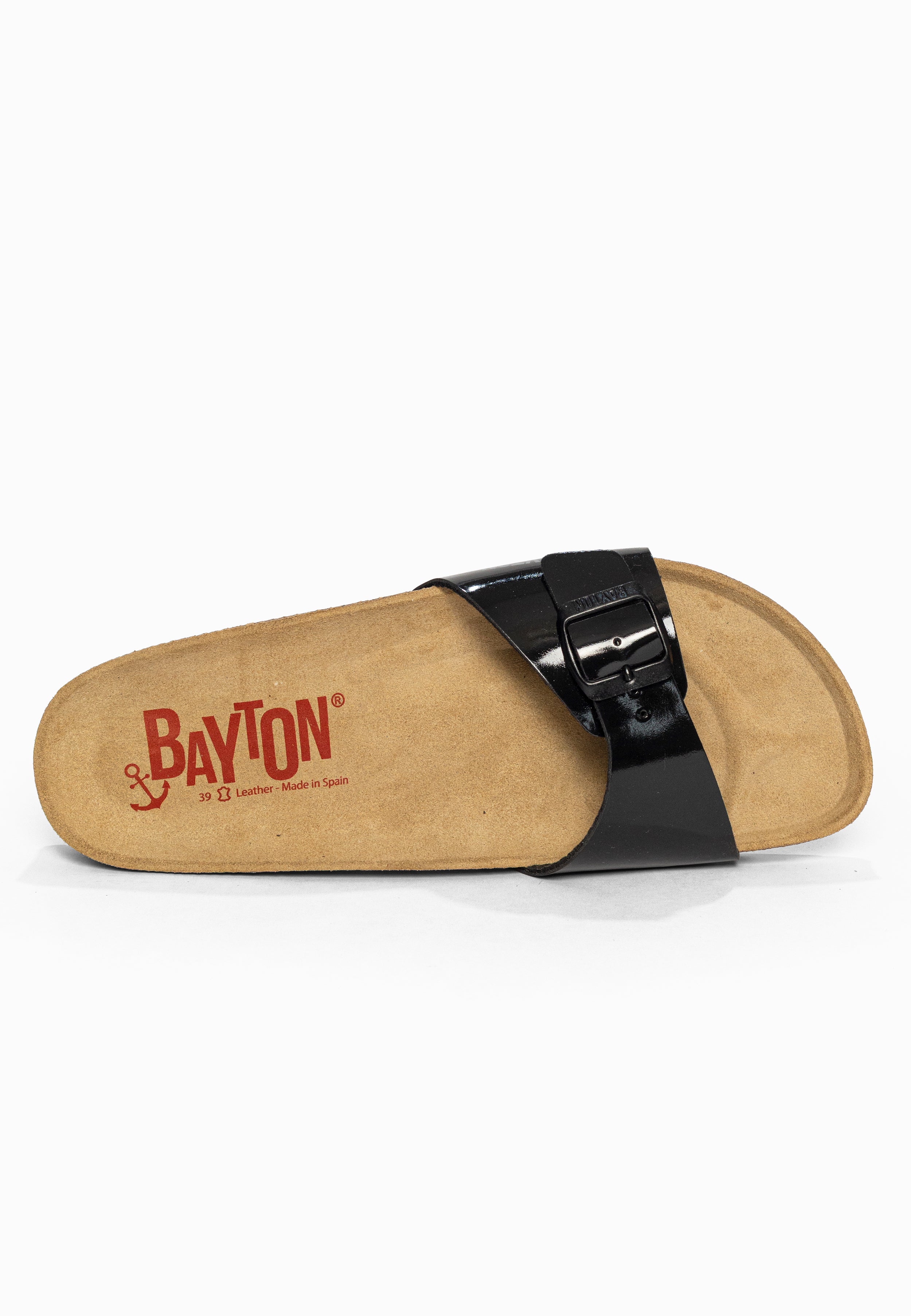 Sandales 1 Bride Zephyr Noir Bayton pour Femme