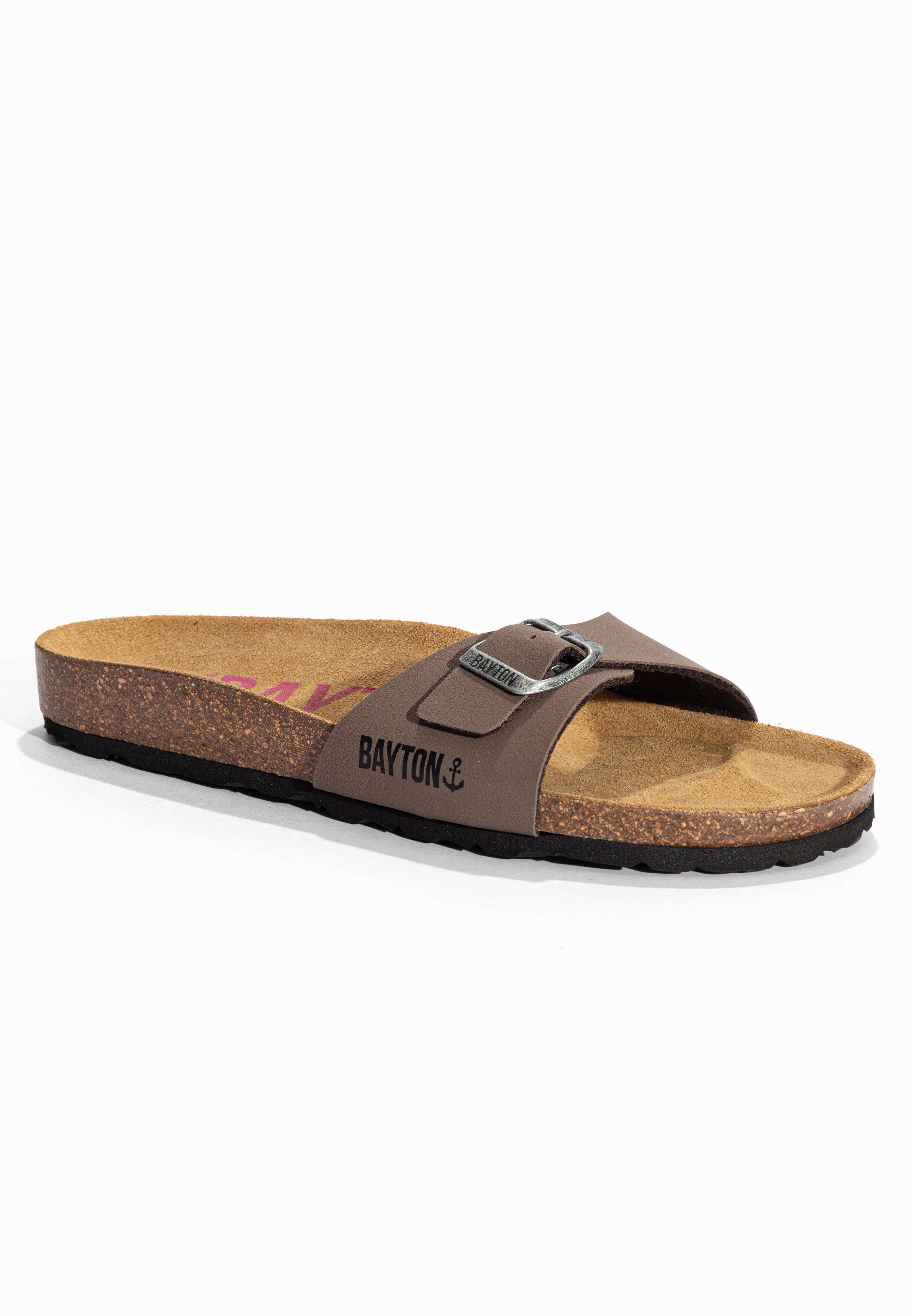 Sandales 1 Bride Zephyr Taupe Bayton pour Femme