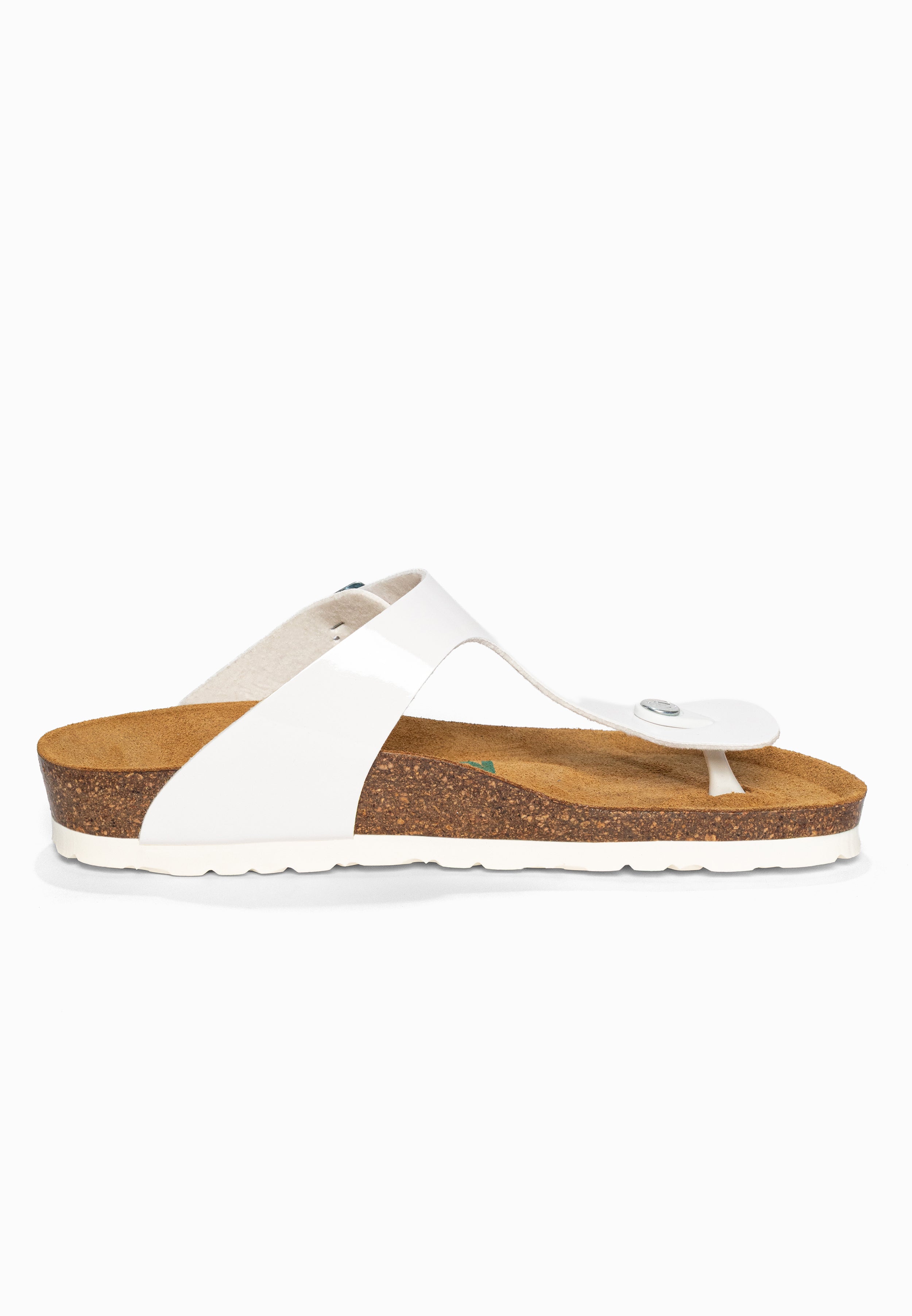 Sandales à Entre-doigts Mercure Blanc Bayton pour Femme