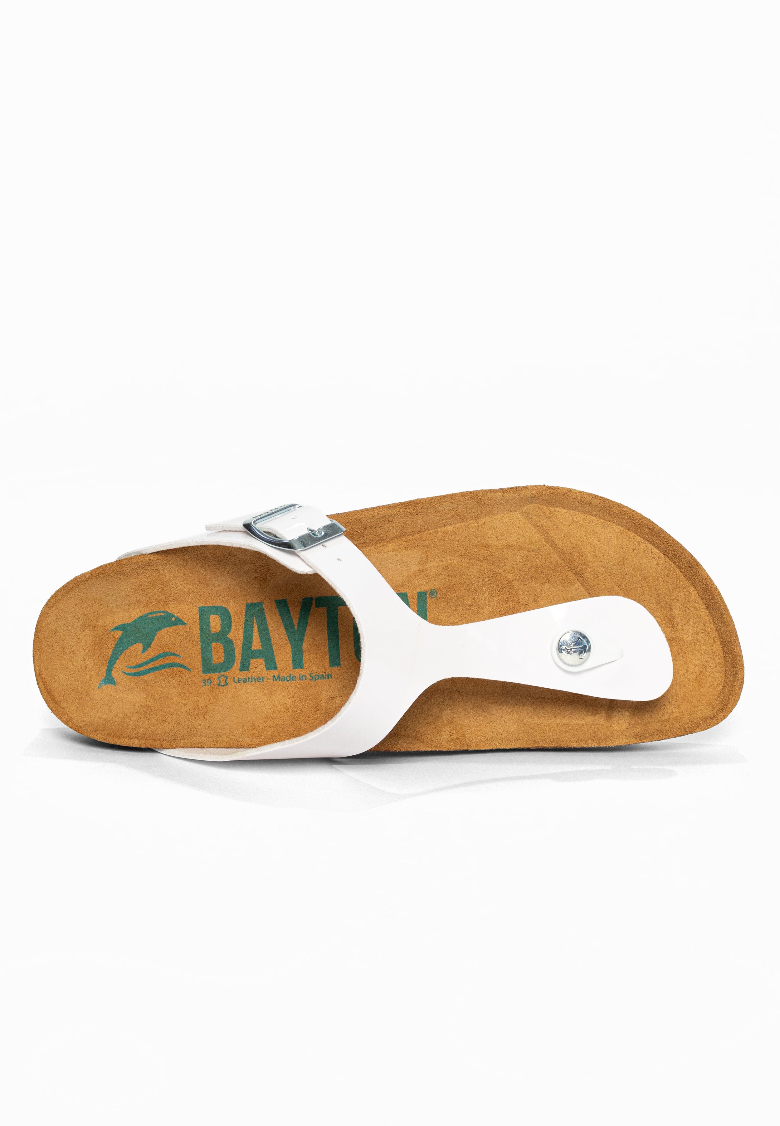 Sandales à Entre-doigts Mercure Blanc Bayton pour Femme