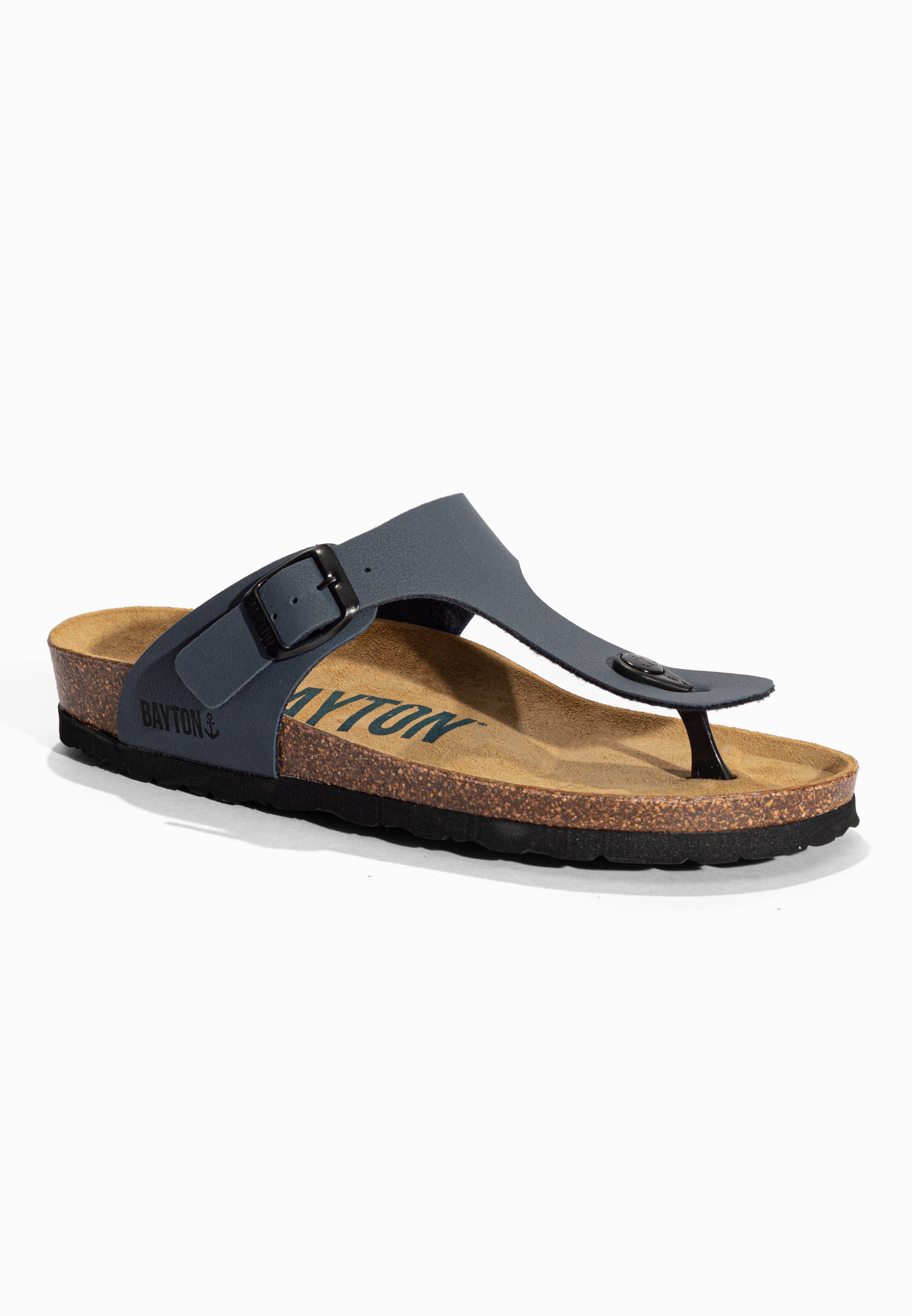 Sandales à Entre-doigts Mercure Bleu marine Bayton pour Homme