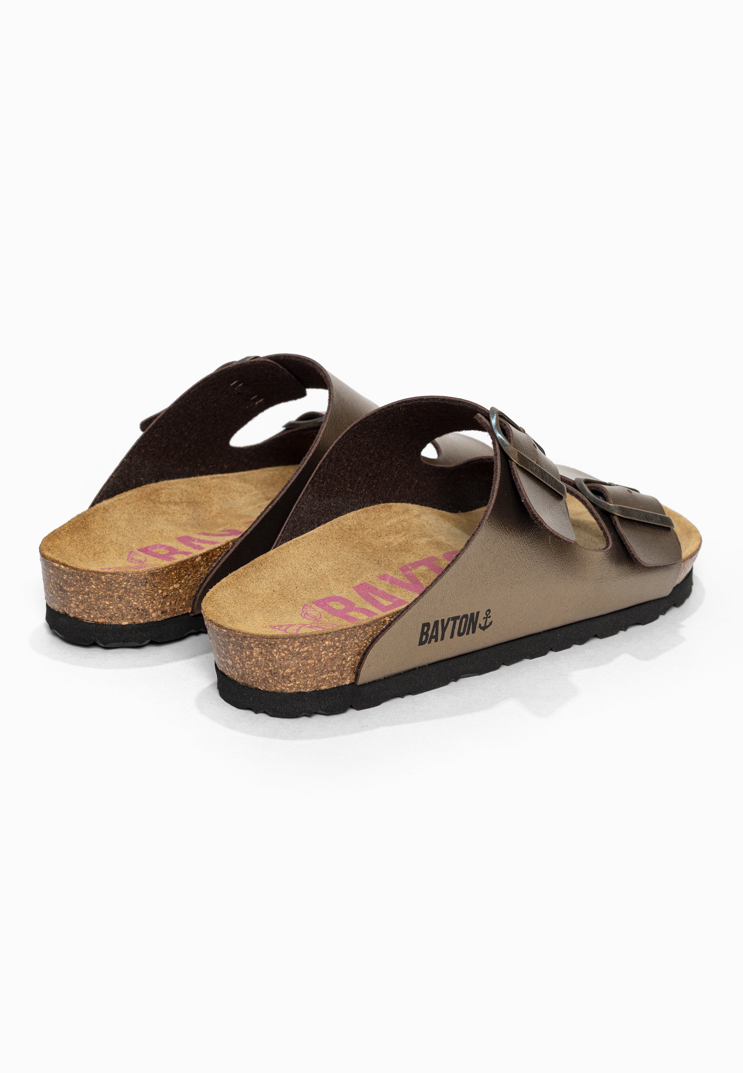 Sandales 2 Brides Atlas Bronze Bayton pour Femme