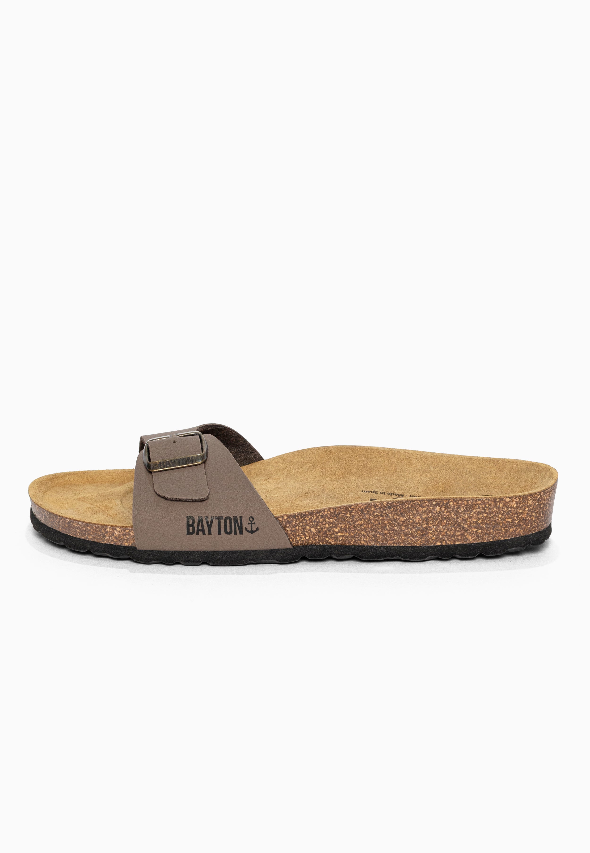 Sandales 1 Bride Zephyr Taupe Bayton pour Homme