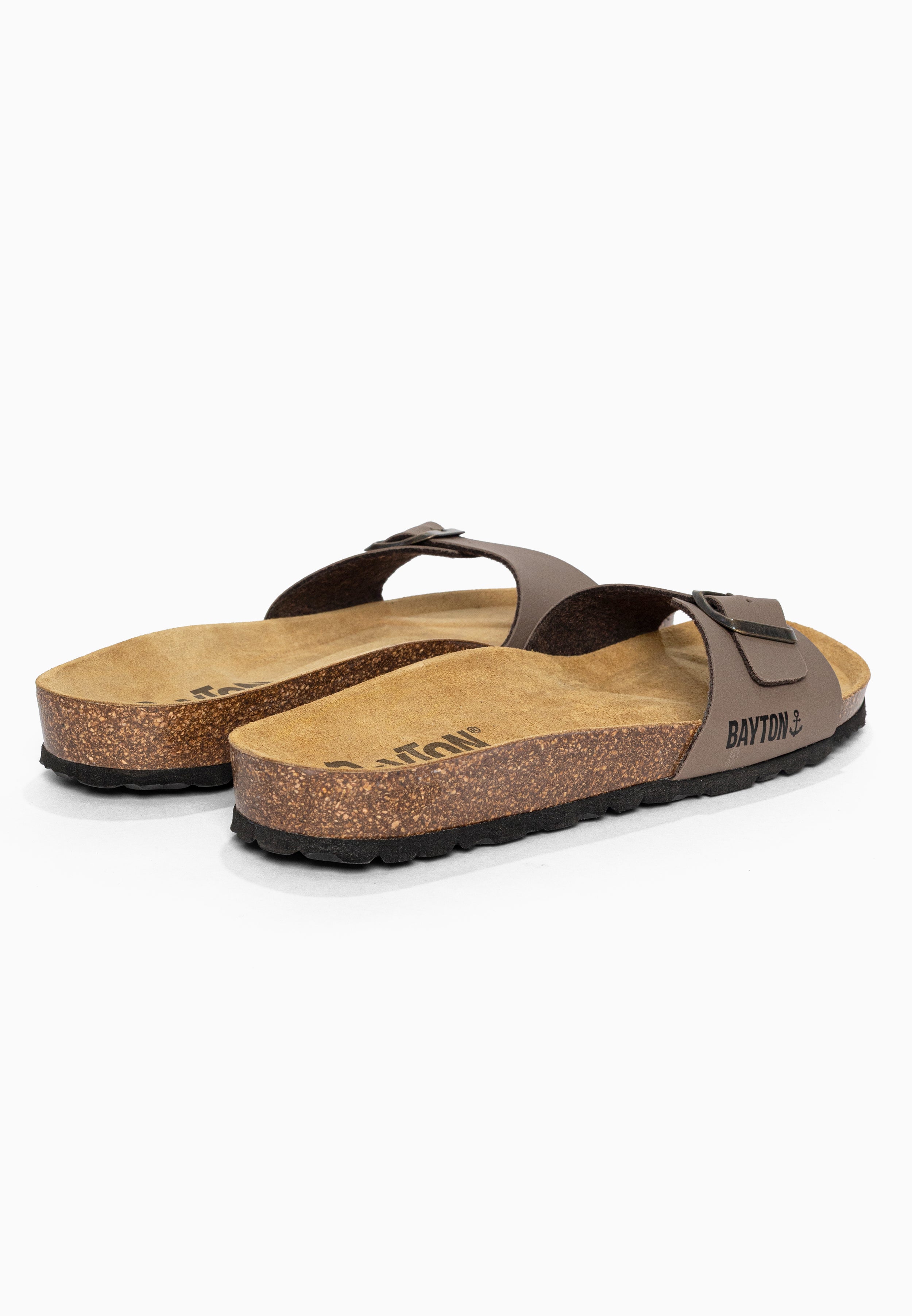 Sandales 1 Bride Zephyr Taupe Bayton pour Homme