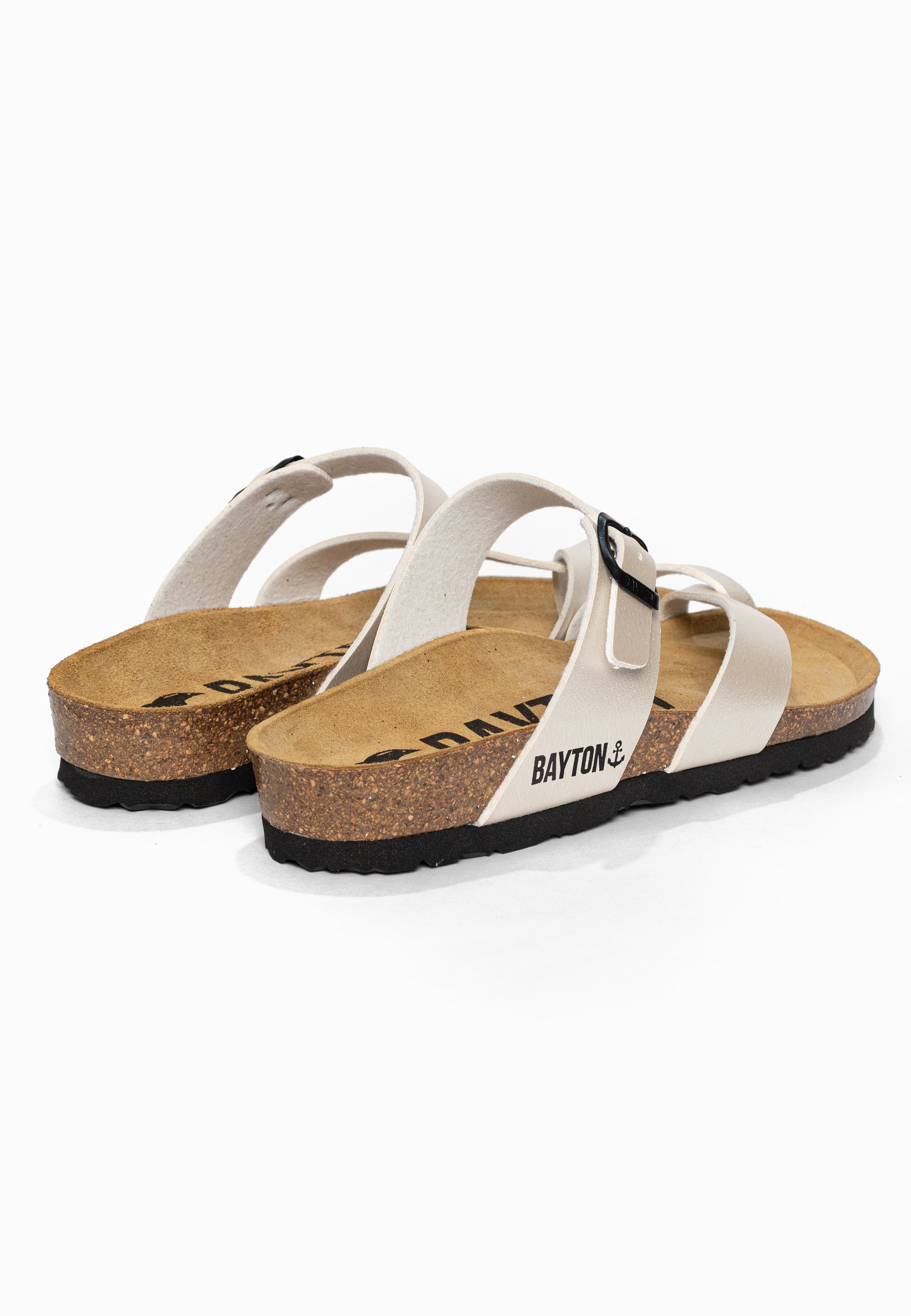 Sandales à Entre-doigts Diane Argent Bayton pour Femme