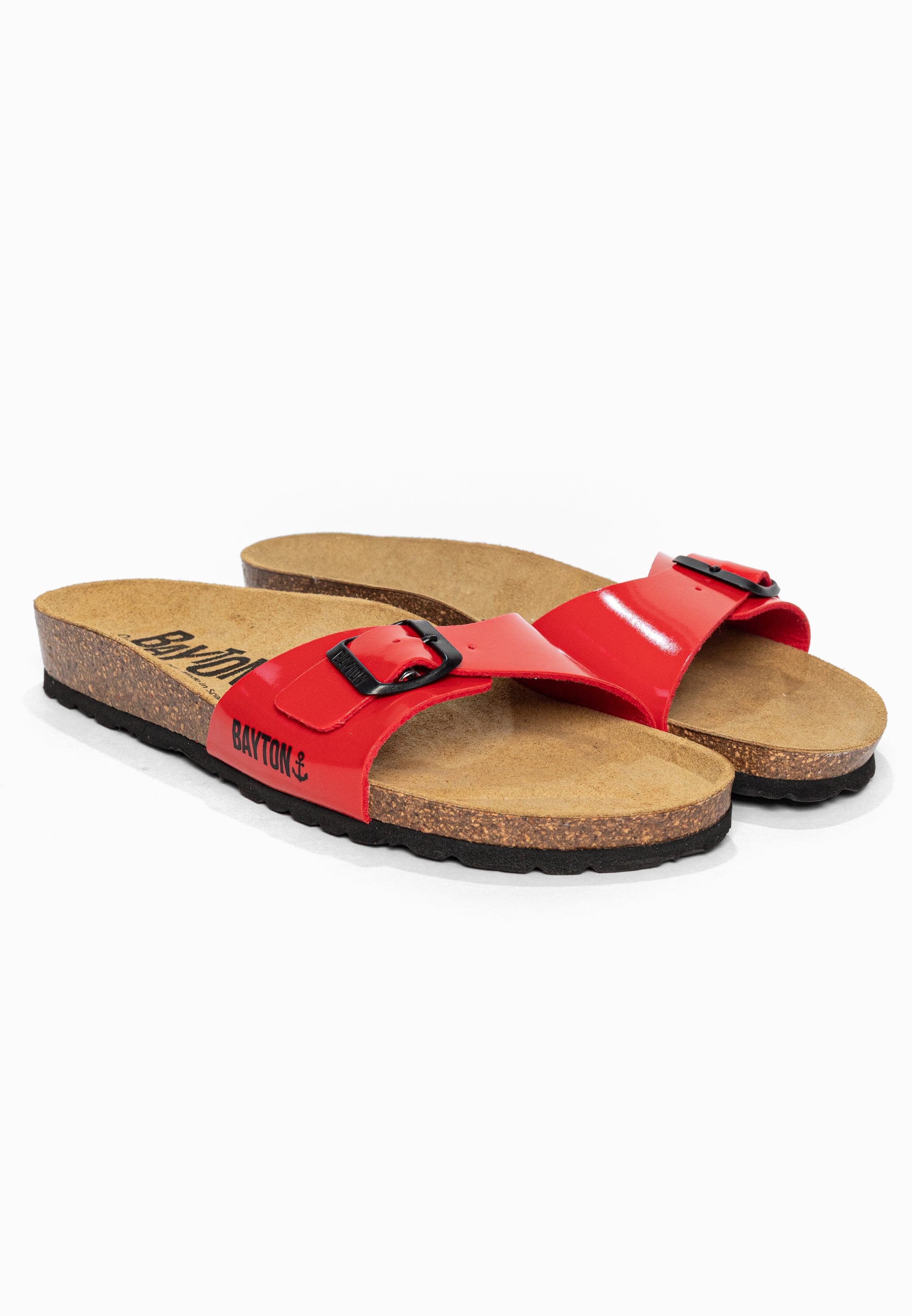 Sandales 1 Bride Zephyr Rouge Bayton pour Femme