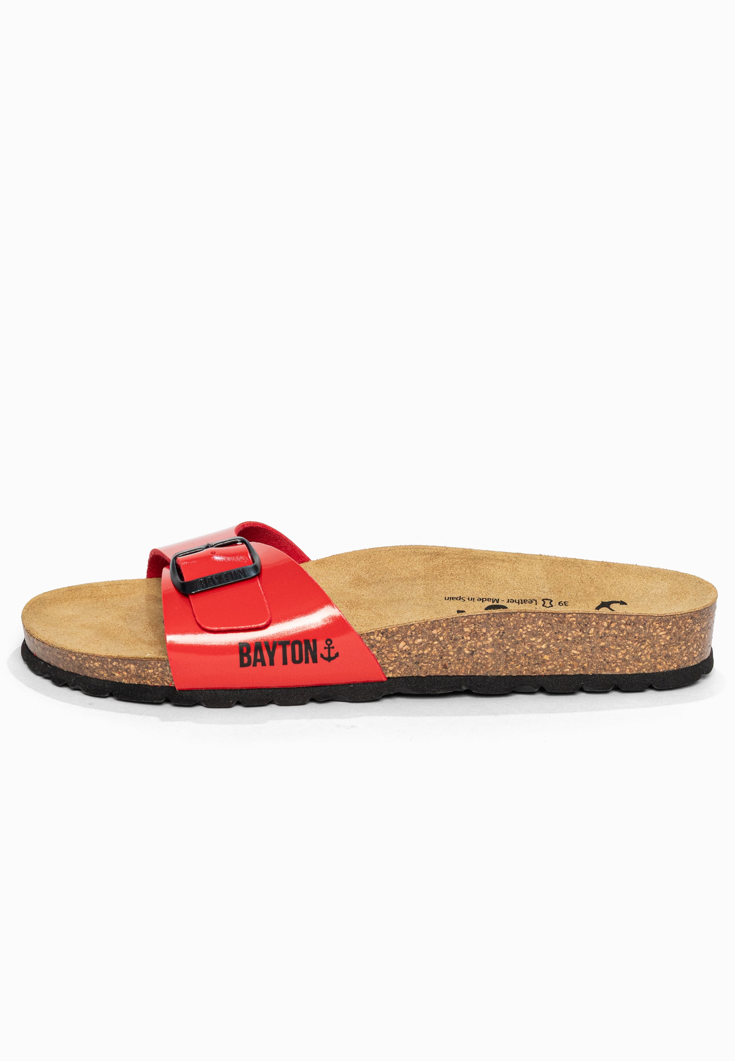 Sandales 1 Bride Zephyr Rouge Bayton pour Femme