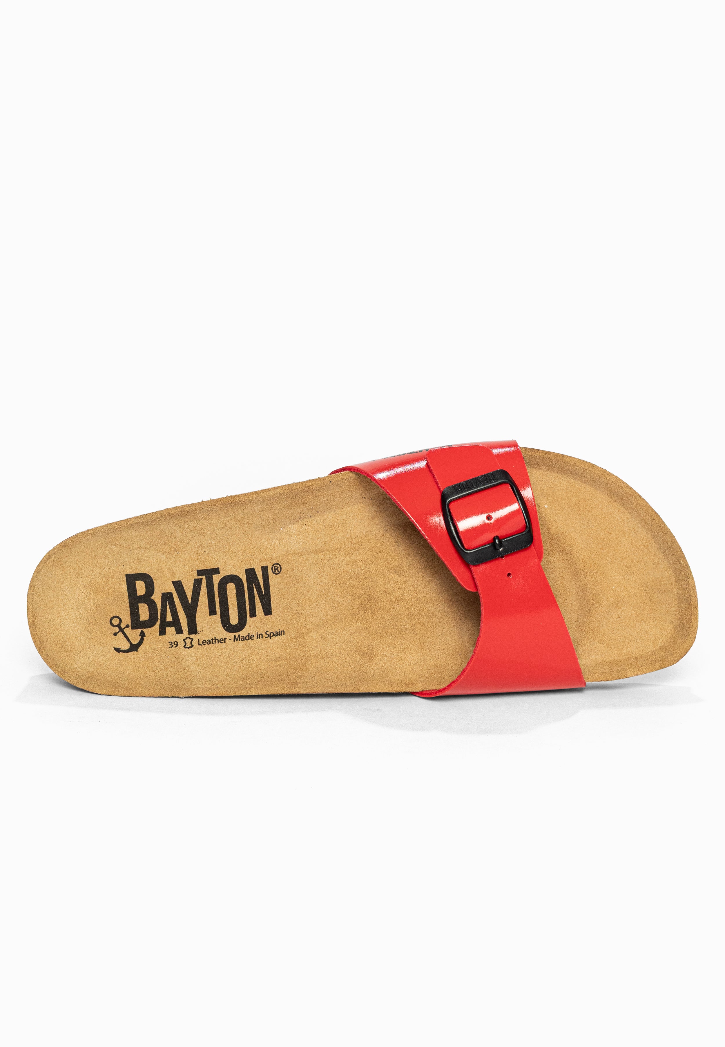 Sandales 1 Bride Zephyr Rouge Bayton pour Femme