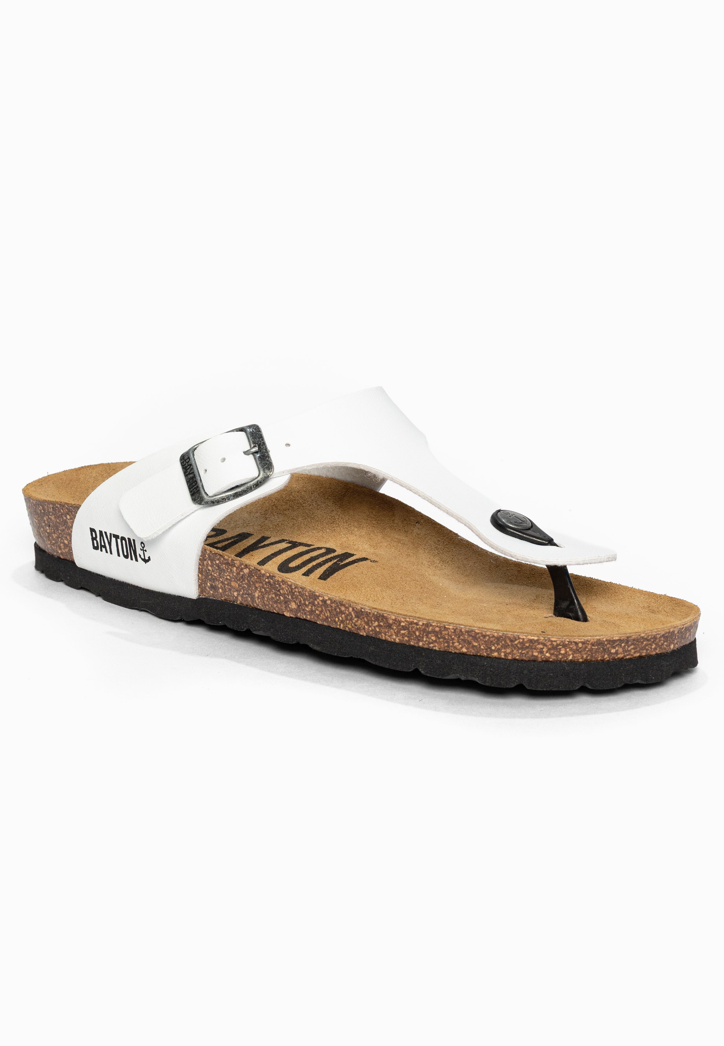 Sandales à Entre-doigts Mercure Blanc Bayton pour Homme