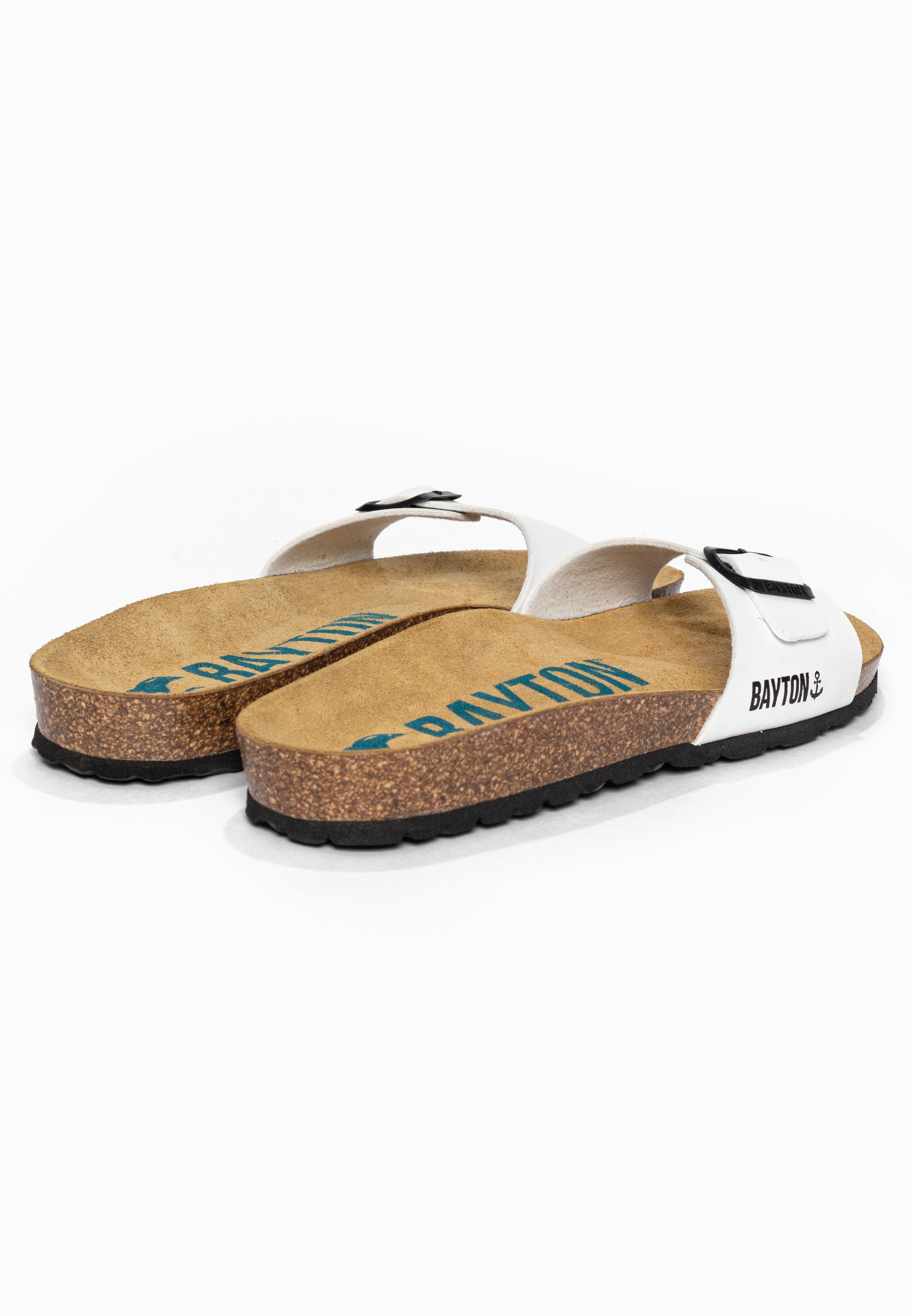 Sandales 1 Bride Zephyr Blanc Bayton pour Homme